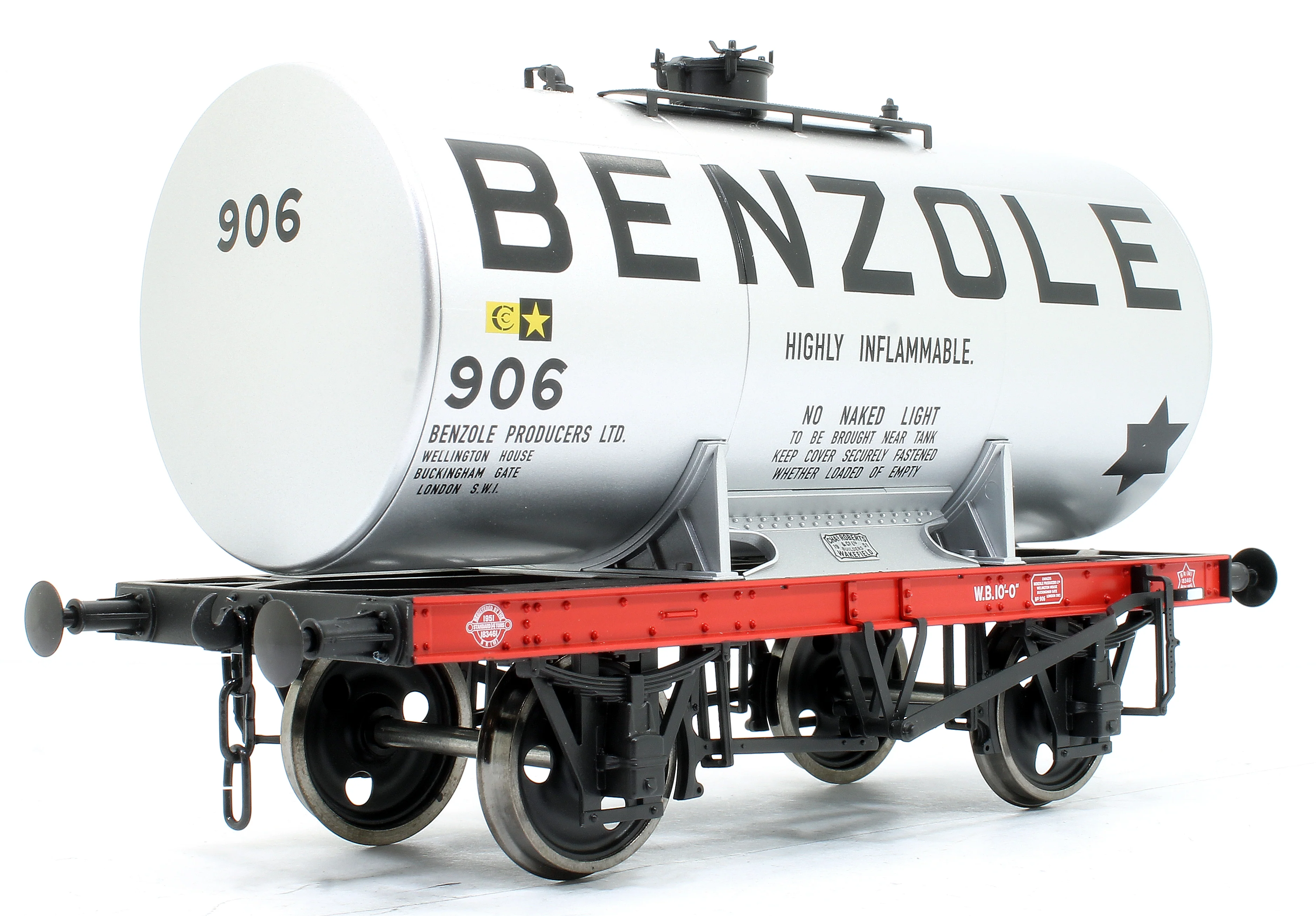 7F-062-003 14T Benzole Class A Anchor Mounted Tank No.906