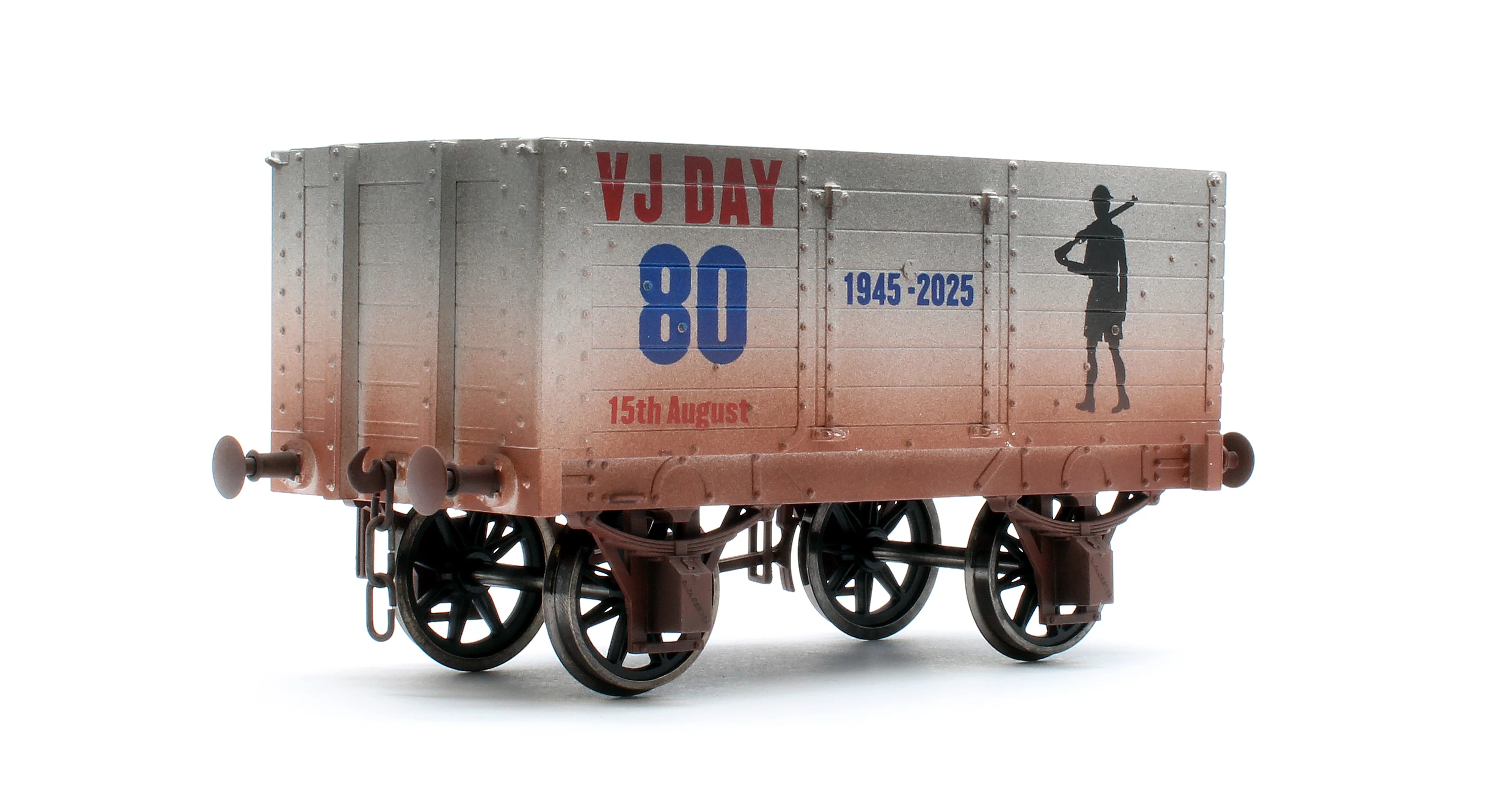 7F-073-021W 7 Plank 9' W/B VJ Day Army 80th Anniversary - Weathered - Image 2