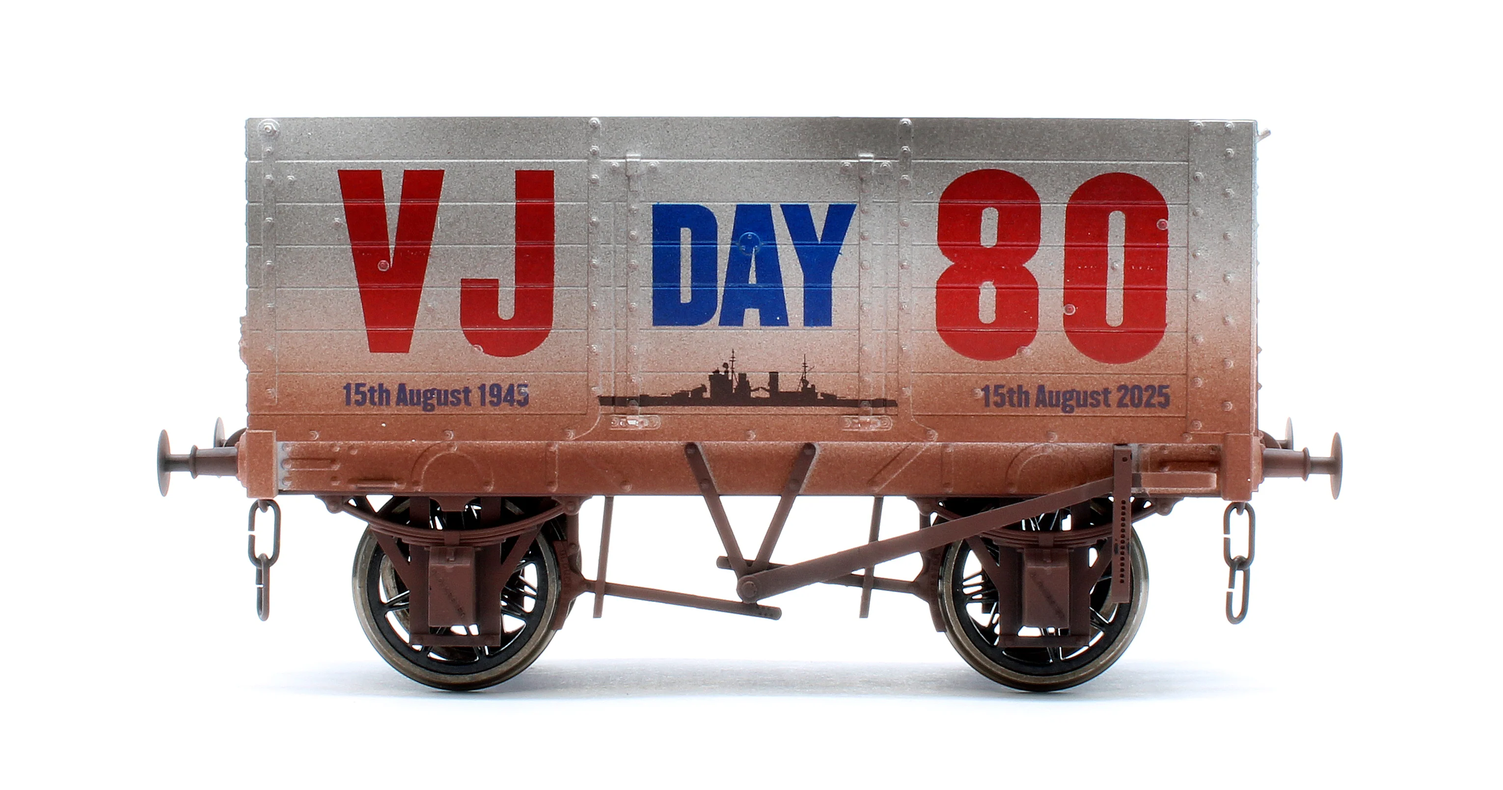 7F-073-023W 7 Plank 9' W/B VJ Day Navy 80th Anniversary - Weathered - Image 3