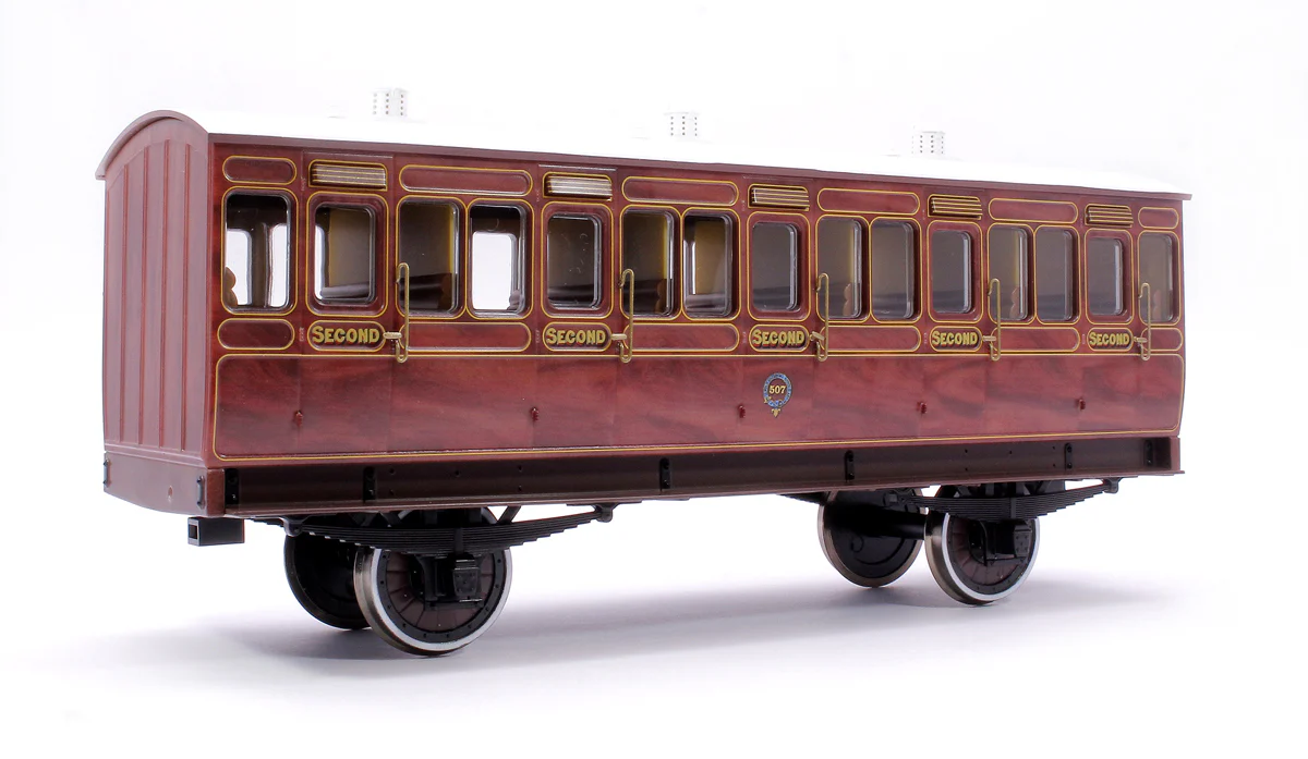 7P-020-200 Stroudley 4 Wheel Suburban Oil Lit 2nd Mahogany 507 - Image 3