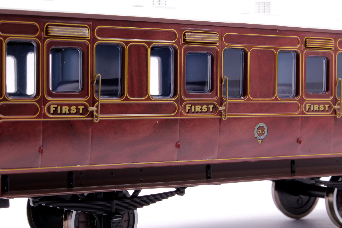7P-020-400 Stroudley 4 Wheel Suburban Oil Lit 1st Mahogany 707 - Image 4