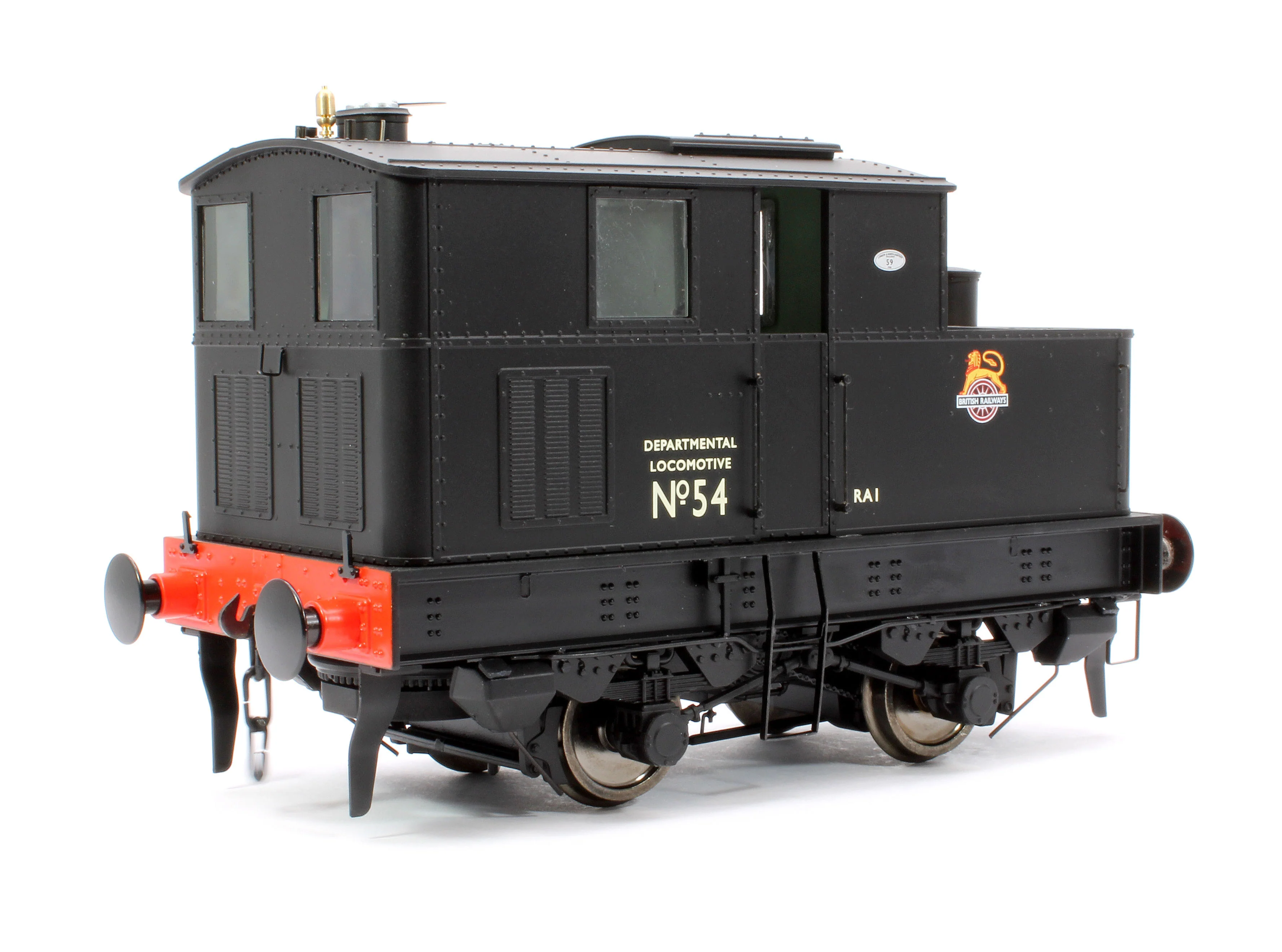 7S-005-010D Sentinel BR Early Crest Departmental No 54 Steam Locomotive - DCC Fitted - Image 3