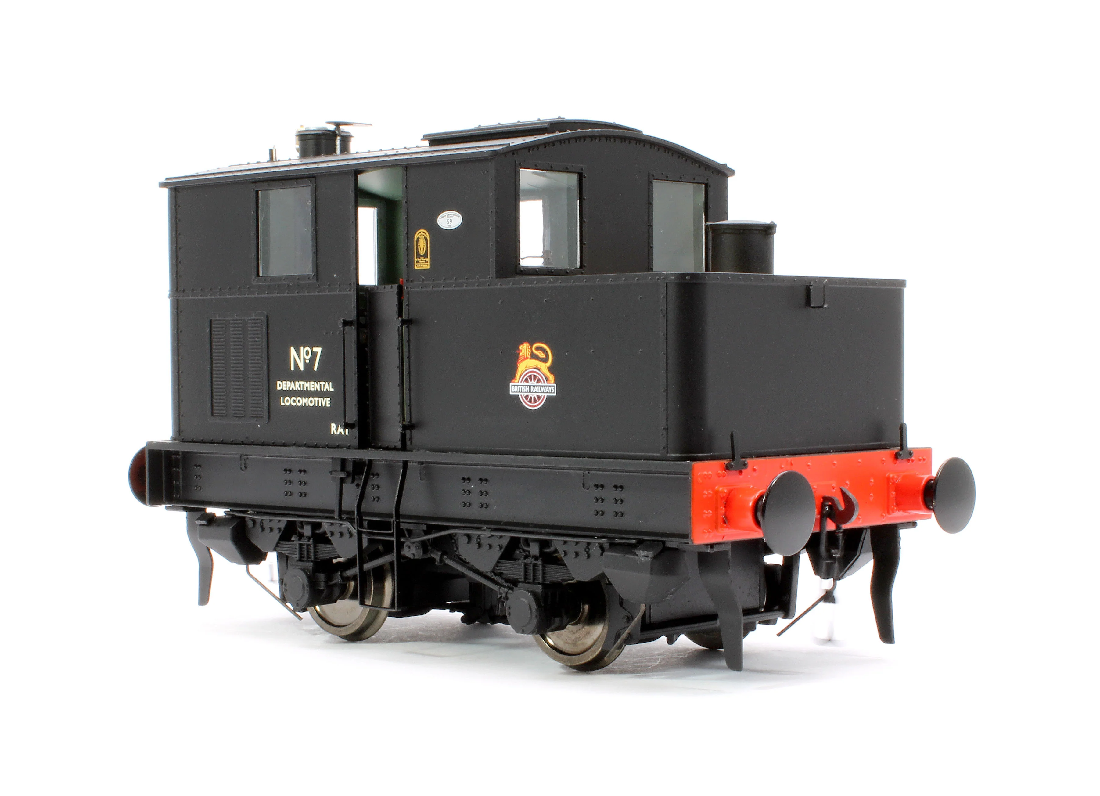 7S-005-012 Sentinel Y1/Y3 BR Early Crest Departmental No 7 Steam Locomotive - Image 4