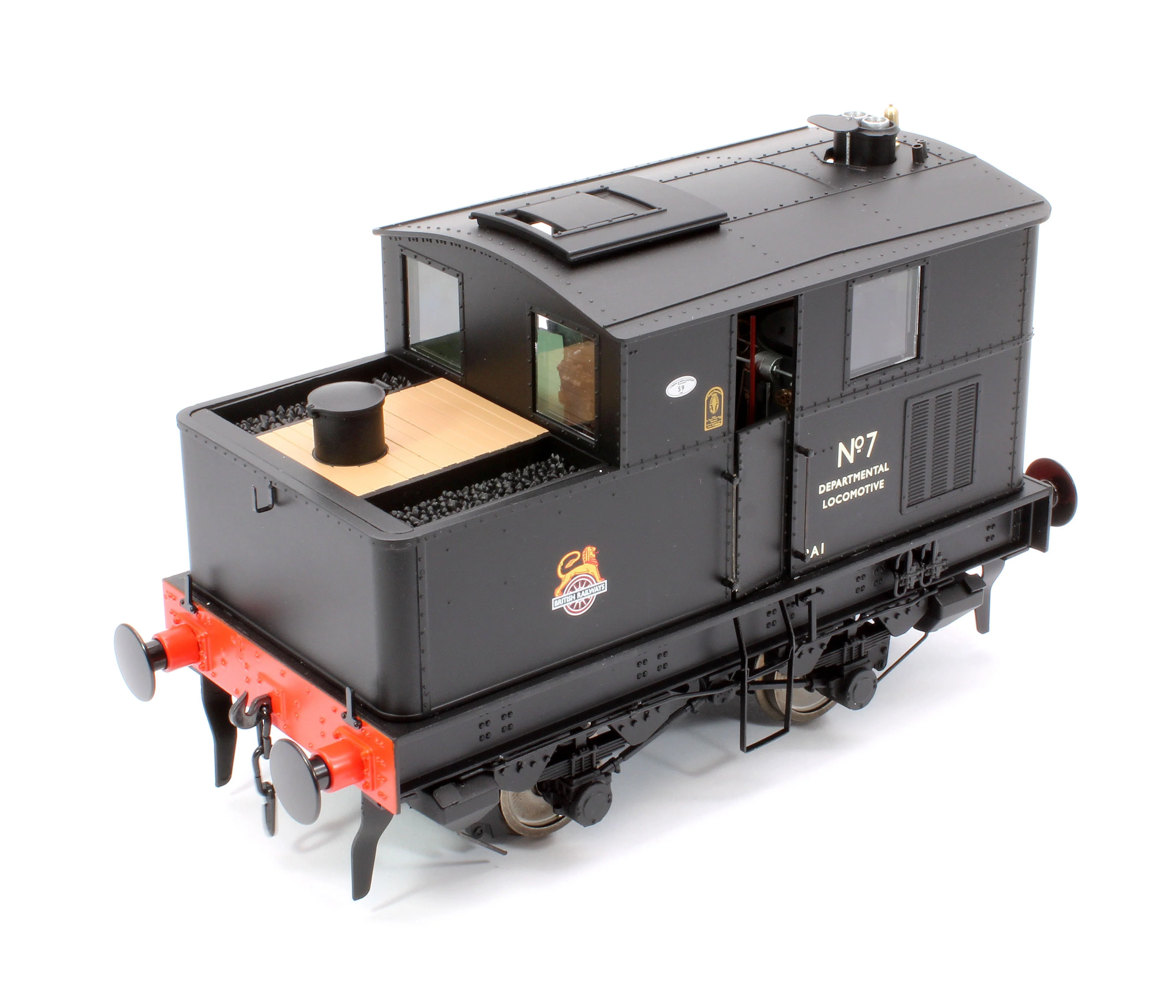 7S-005-012 Sentinel Y1/Y3 BR Early Crest Departmental No 7 Steam Locomotive - Image 9