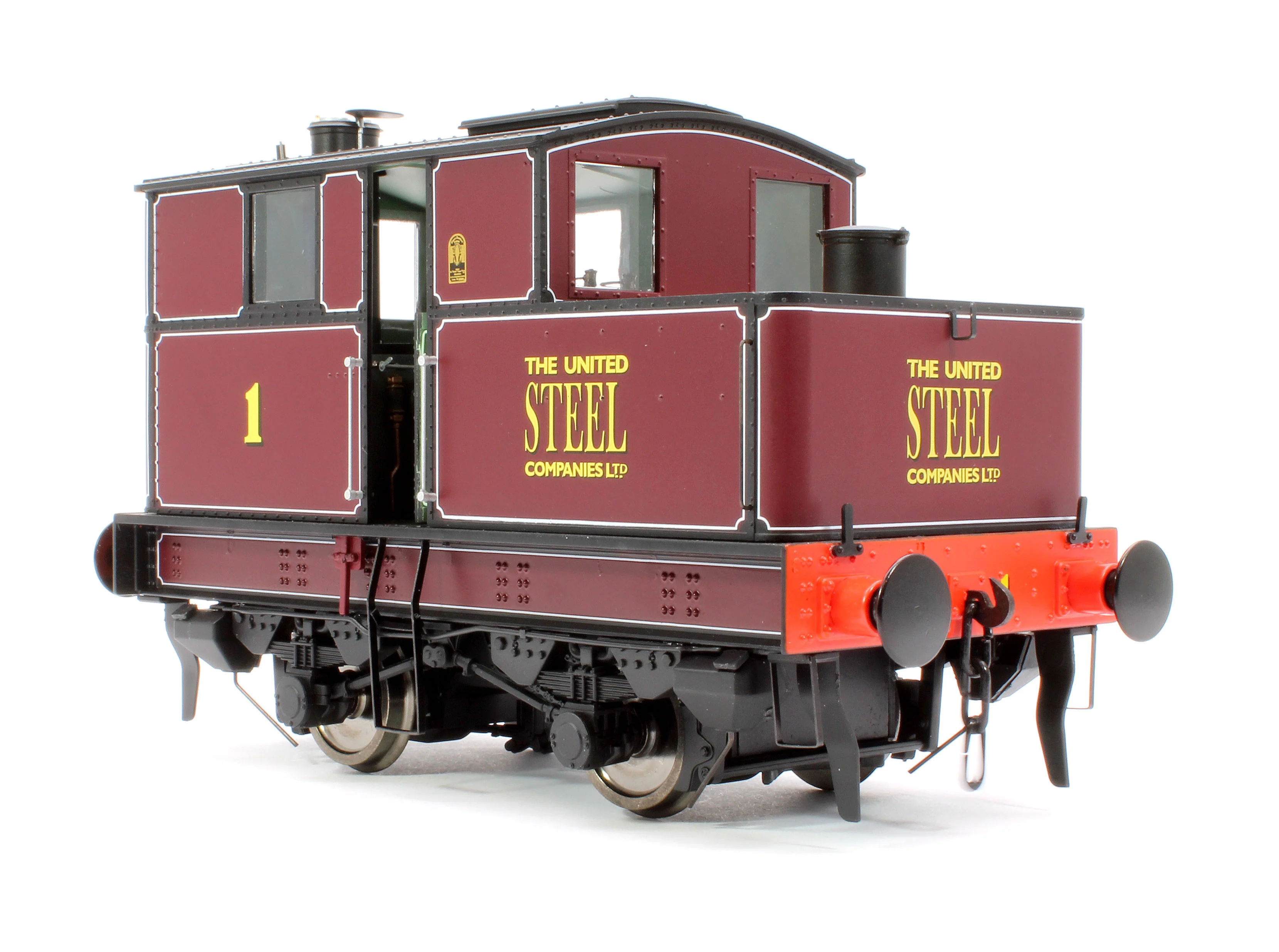 7S-005-014D Sentinel Y1/Y3 United Steel No 1 Steam Locomotive - DCC Fitted - Image 4