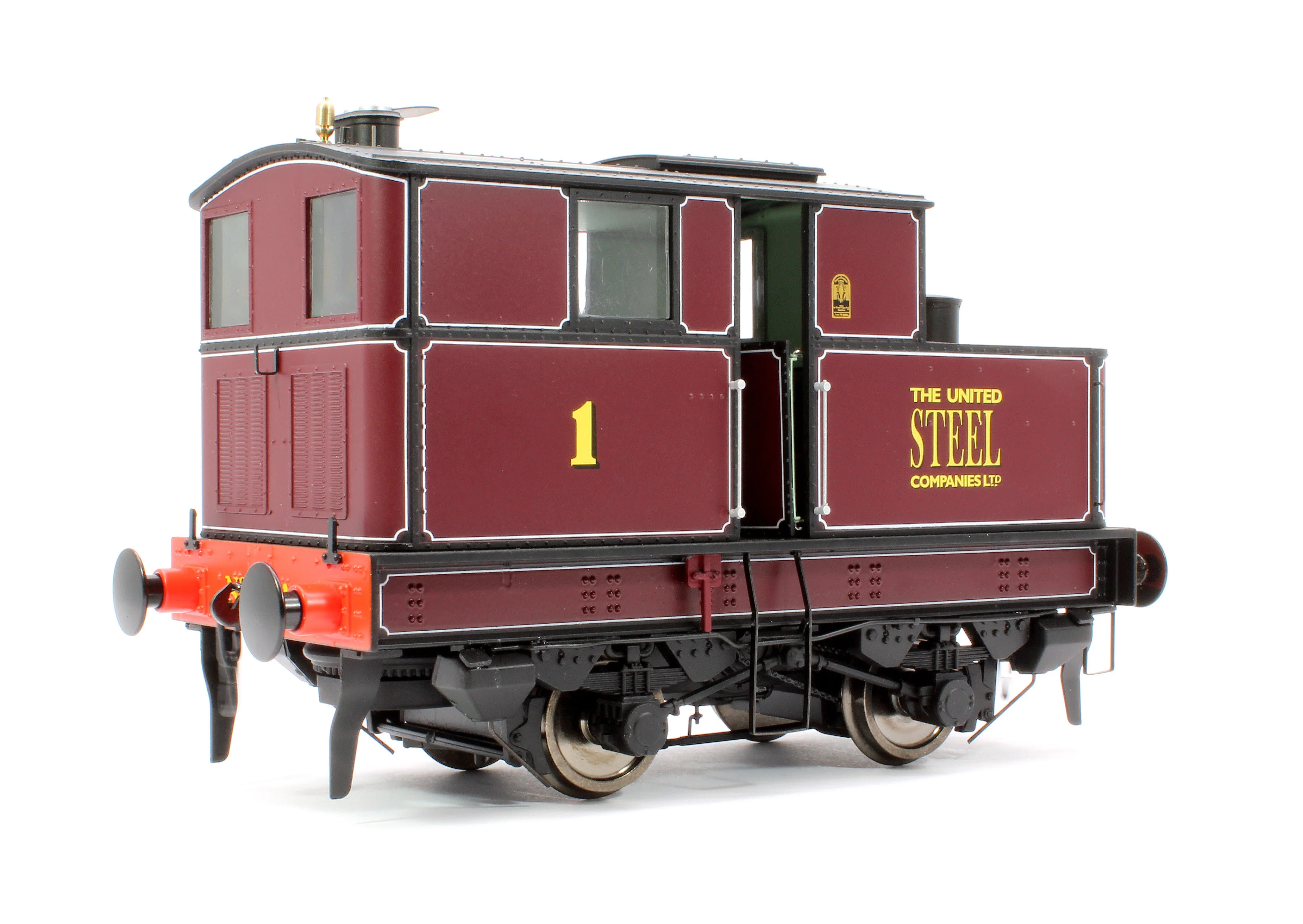 7S-005-014S Sentinel Y1/Y3 United Steel No 1 Steam Locomotive - DCC Sound - Image 3