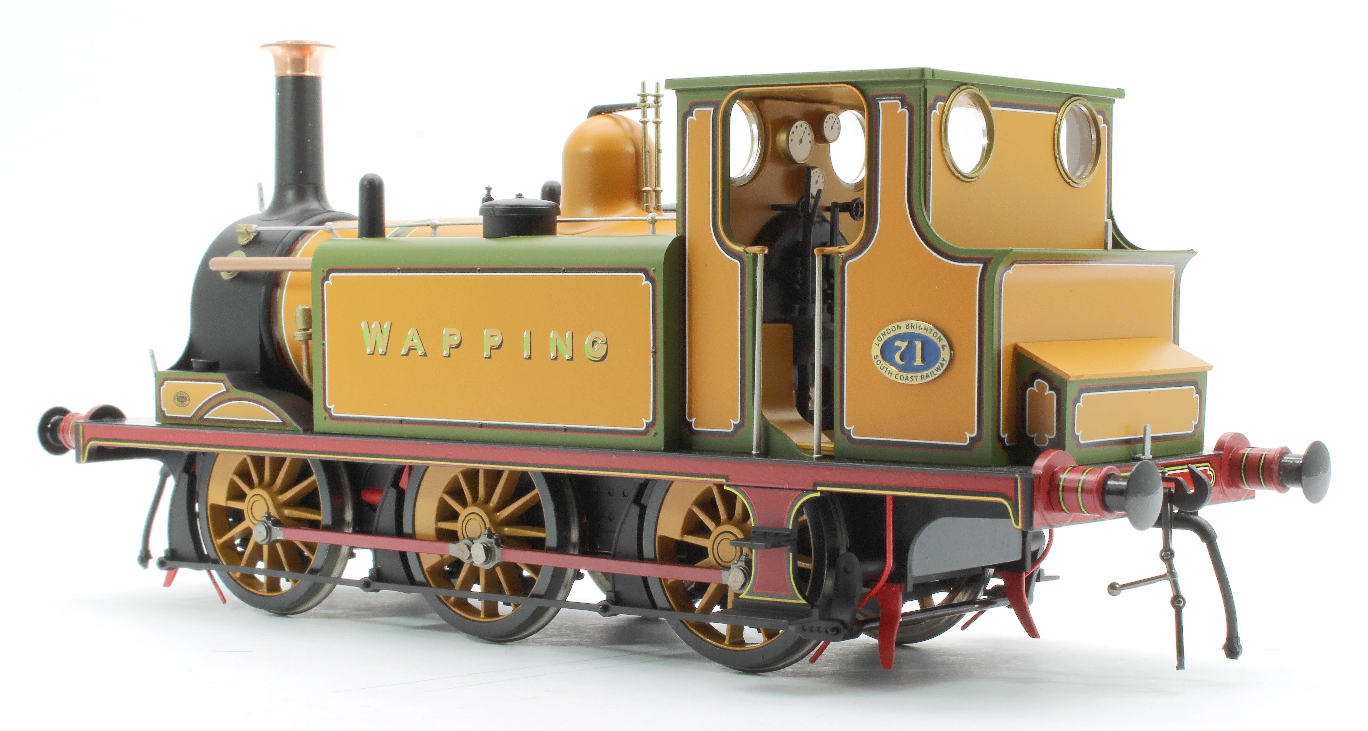 7S-010-021S Terrier A1 LBSC Improved Green Wapping 0-6-0 Tank Locomotive No.71 (DCC Sound) - Image 2