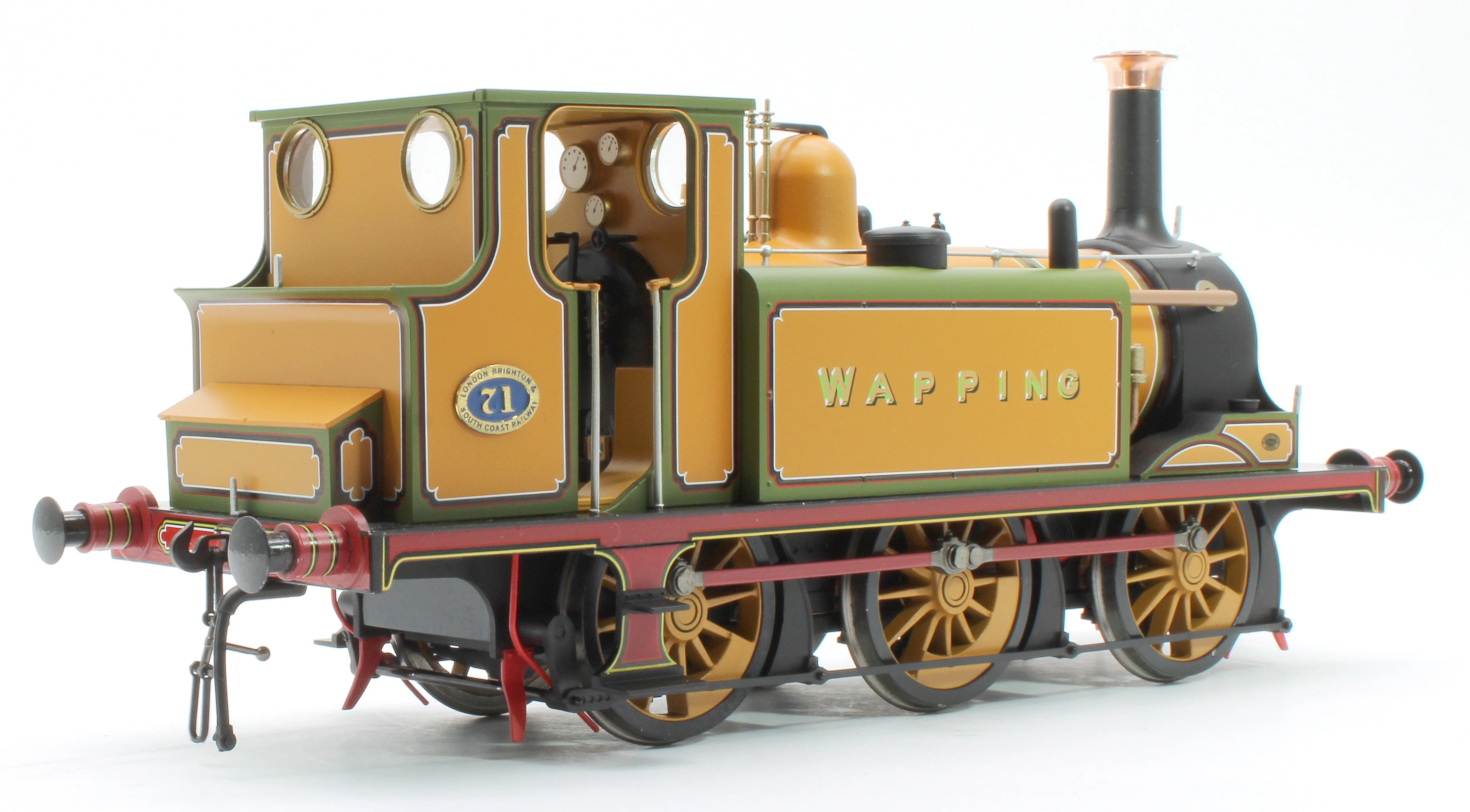 7S-010-021S Terrier A1 LBSC Improved Green Wapping 0-6-0 Tank Locomotive No.71 (DCC Sound) - Image 3