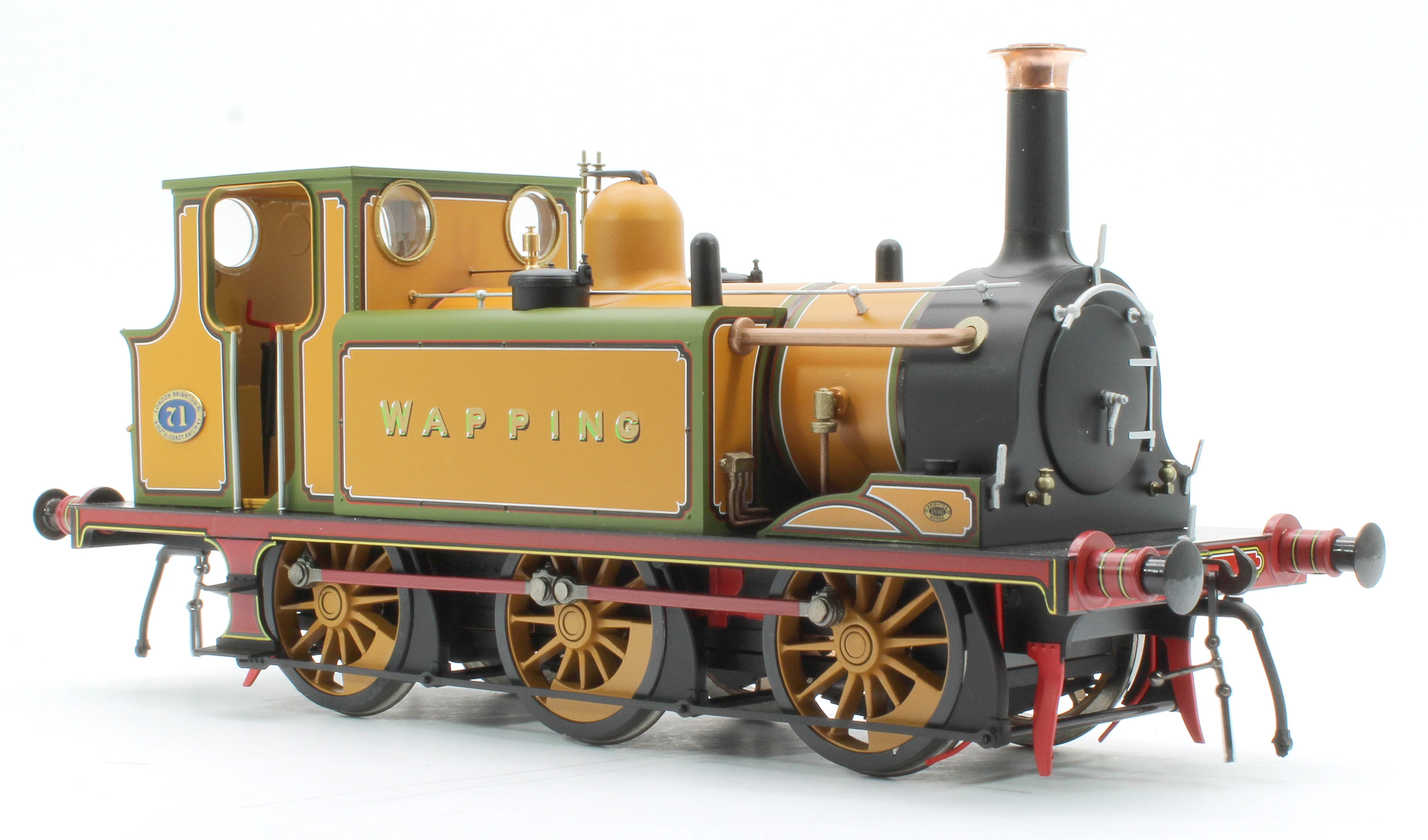 7S-010-021S Terrier A1 LBSC Improved Green Wapping 0-6-0 Tank Locomotive No.71 (DCC Sound) - Image 4