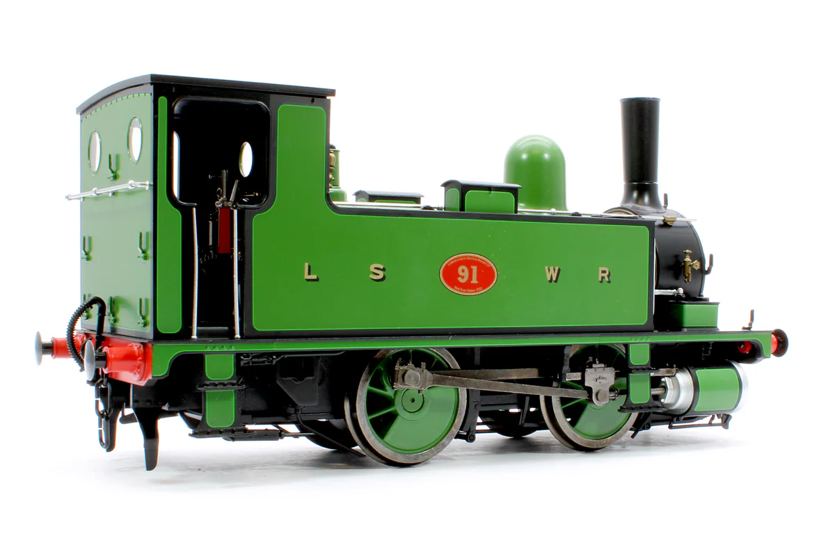 7S-018-006 L&SWR B4 0-4-0T Lined Green 91 - Steam Tank Locomotive - Image 3