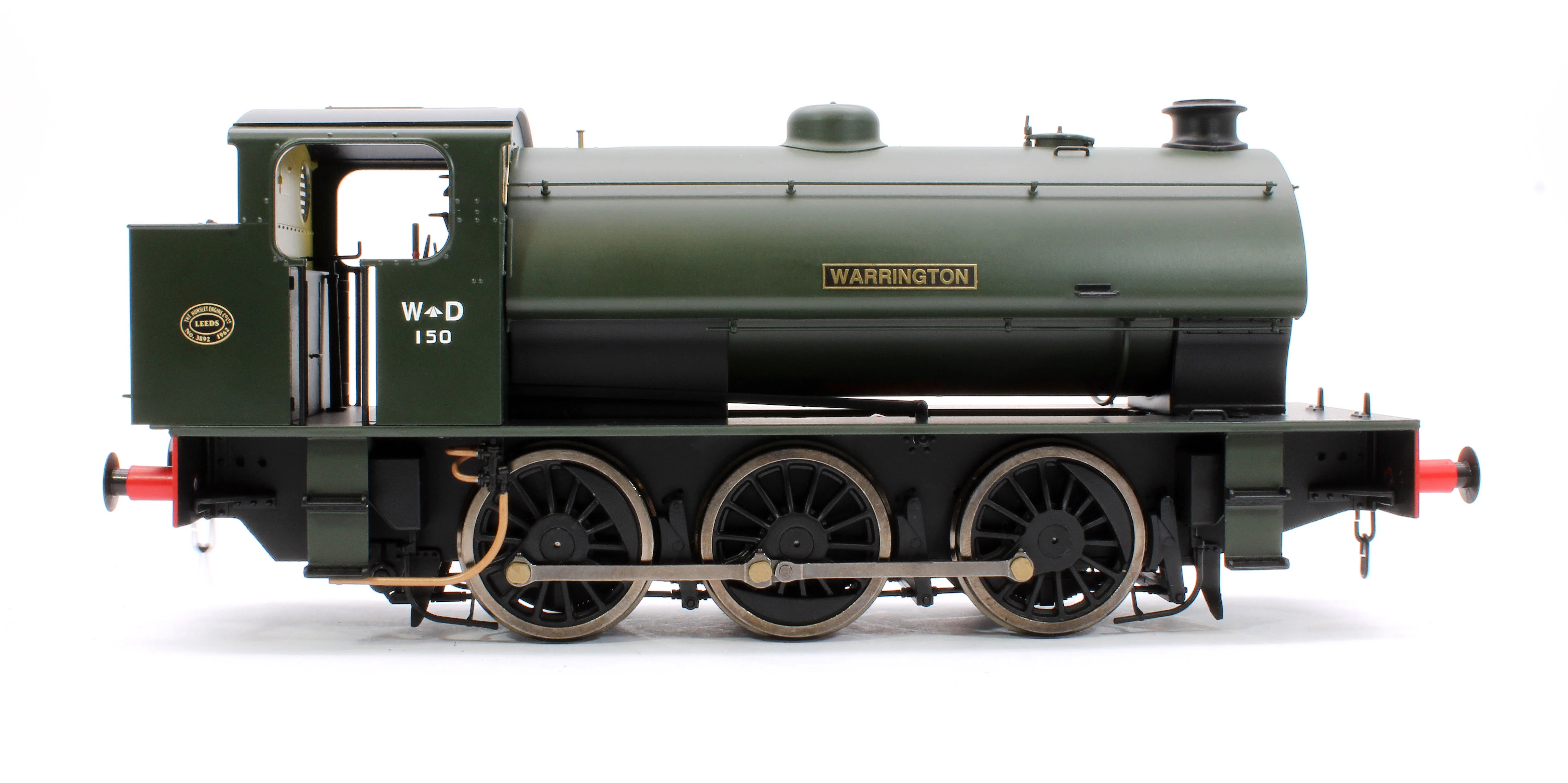 7S-094-RAILS1 J94 Austerity 'Warrington' WD150 War Department Green 0-6-0 Tank Locomotive - Image 6