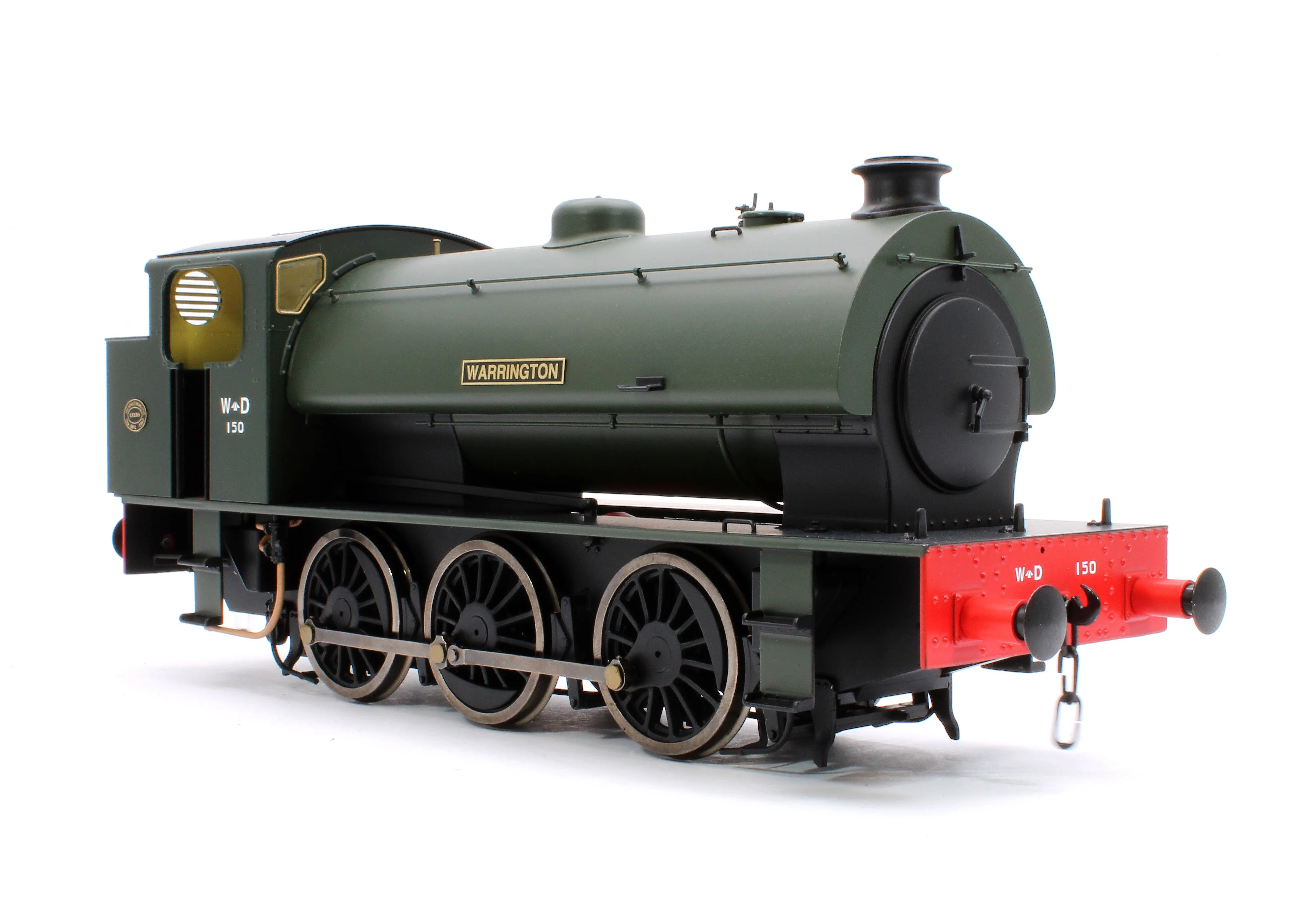 7S-094-RAILS1S J94 Austerity 'Warrington' WD150 War Department Green 0-6-0 Tank Locomotive (DCC Sound) - Image 4