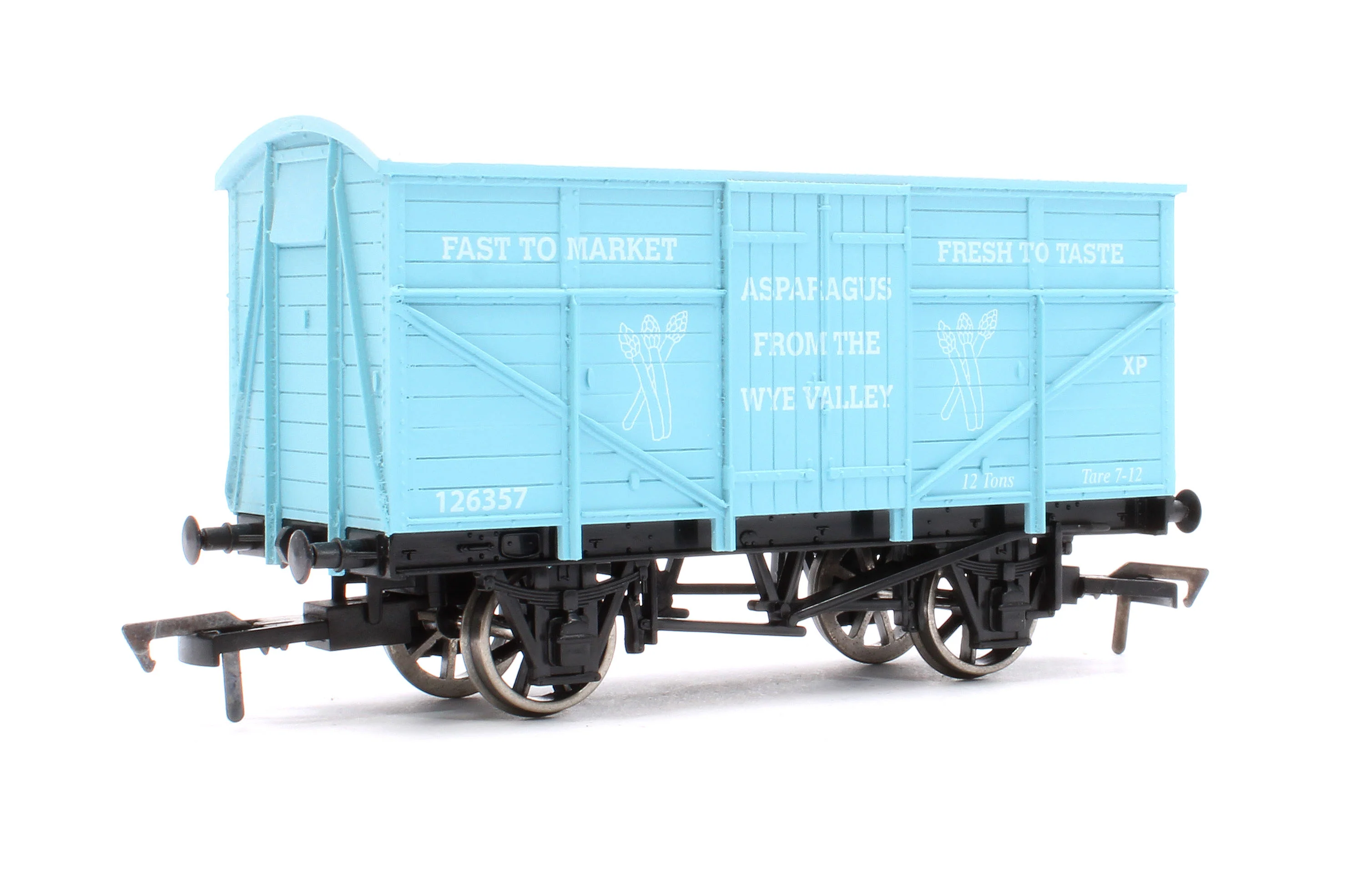 Pre-Owned 12T No.126357 Closed Van 'Asparagus From The Valley' (Limited Edition for Burnham and District MRC) - Image 3