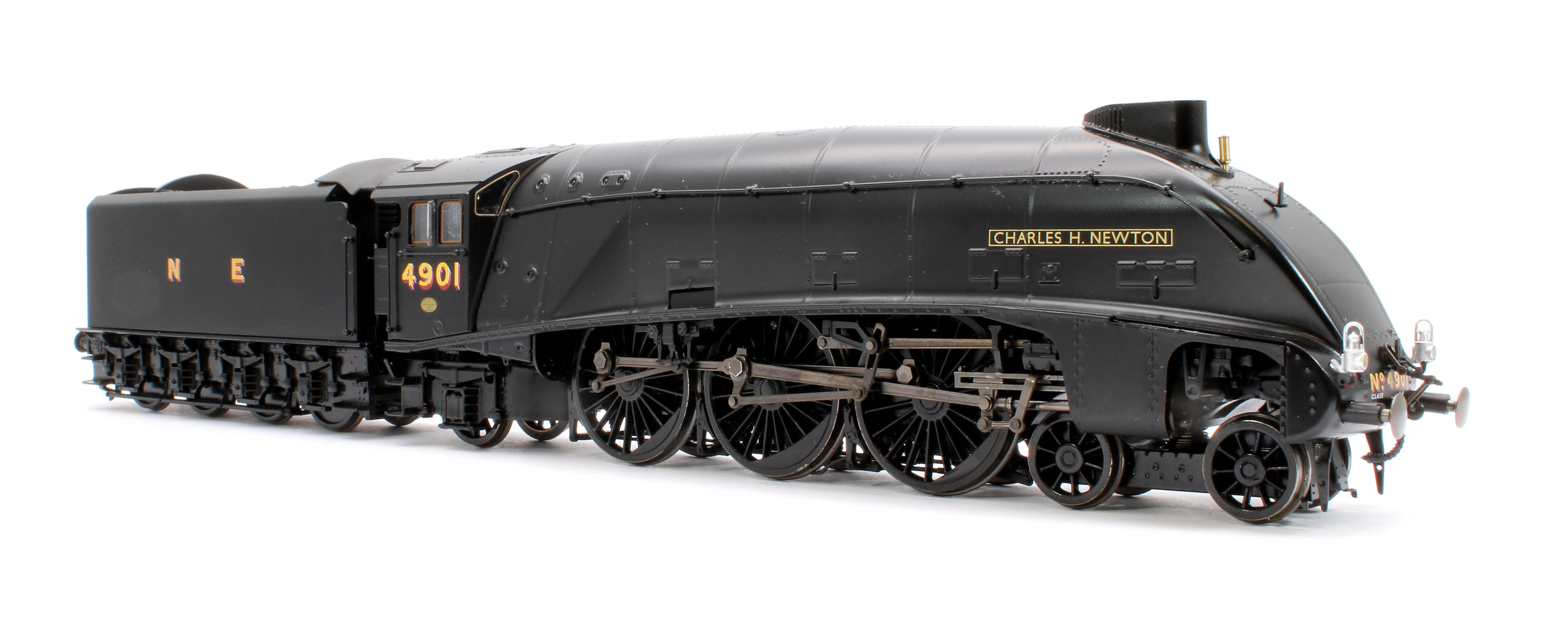 BL-001-009 Black Label Class A4 Charles Newton Wartime Black Unvalanced 4-6-2 No.4901 Steam Locomotive - DCC Sound & Smoke - Image 5