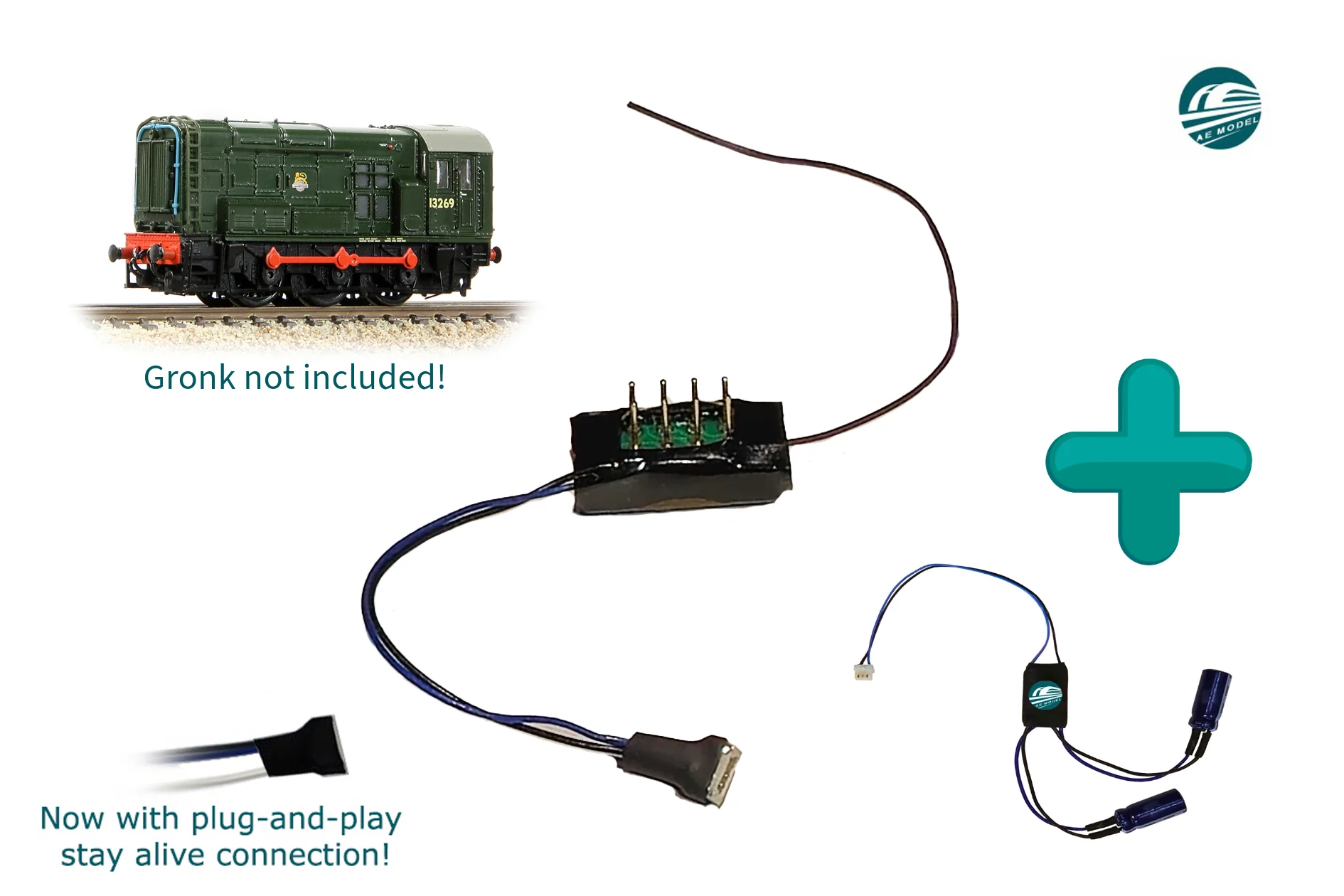 AED-GRONK AE Model Gronk Pack – for DCC Ready Bachmann 08 Locos