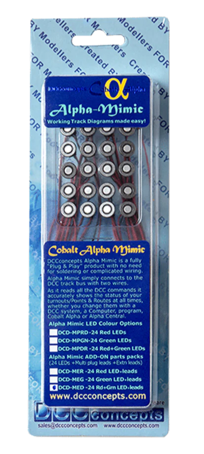 DCD-MEG Alpha Mimic Add-On LEDs + leads (Green)