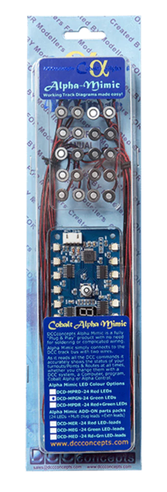 DCD-MPRD Alpha Mimic Panel Controller (with Red LEDs)