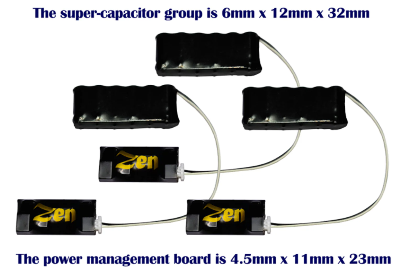DCD-SA3-SS.3 Zen 3-Wire Super High-Power Stay Alive for Zen Black & Blue+ Decoders (3 Pack)