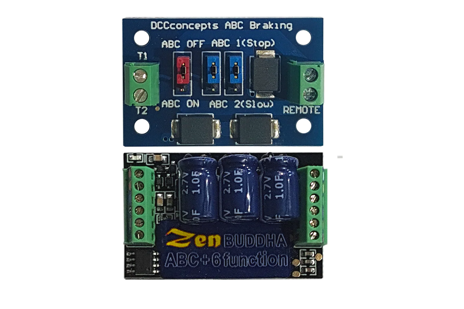 DCD-ZBHP.6A Zen Black Buddha Decoder: O and large scale. Up to 5 amps. 6 fn. Built-in high power stay alive. 1x ABC Module