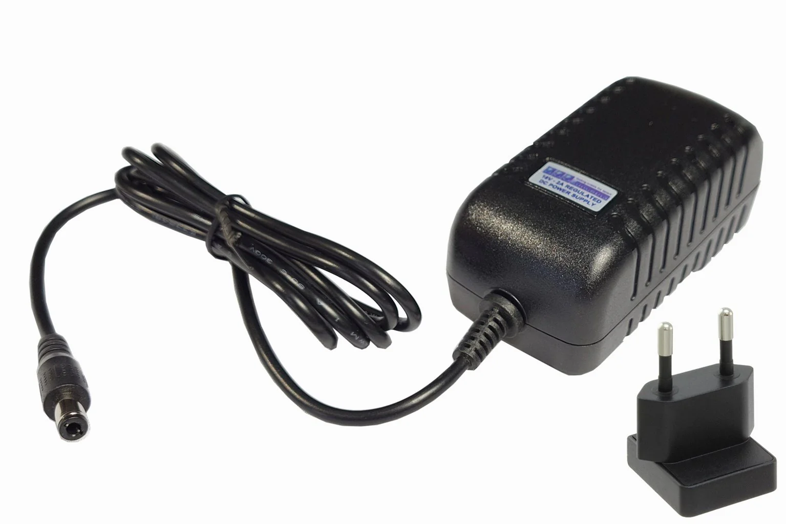 DCP-18.2.EU 18V DC, 2A (EU) Super-high reliability power supply for DC/DCC systems – 2.5mm DC plug
