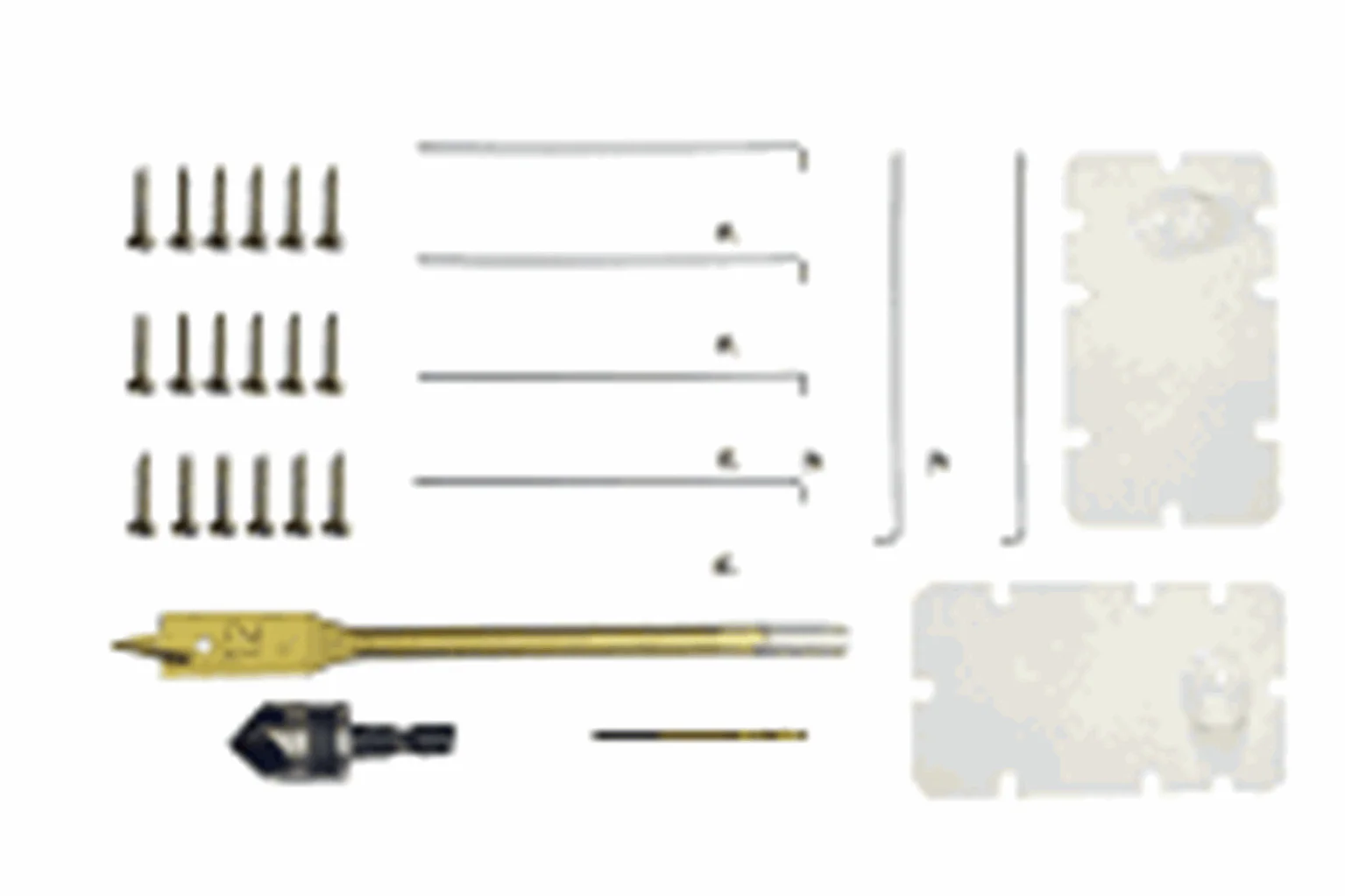 DCW-TMP2 Cobalt Turnout Motor Installation Template