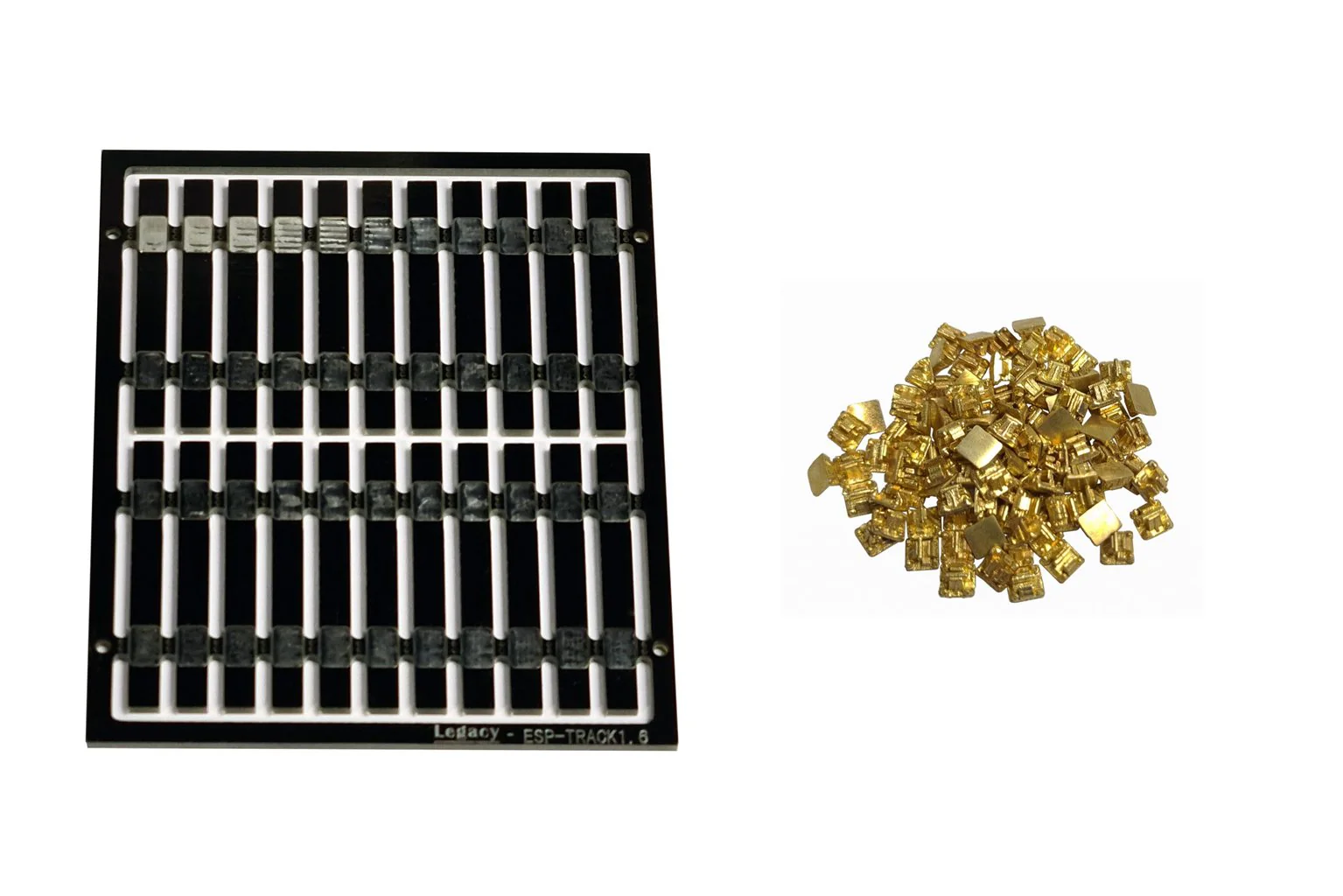 LM-TK2 Legacy Models – 20x Pre-Etched Sleepers 1.6mm (4mm scale) + 20 Brass Chairs