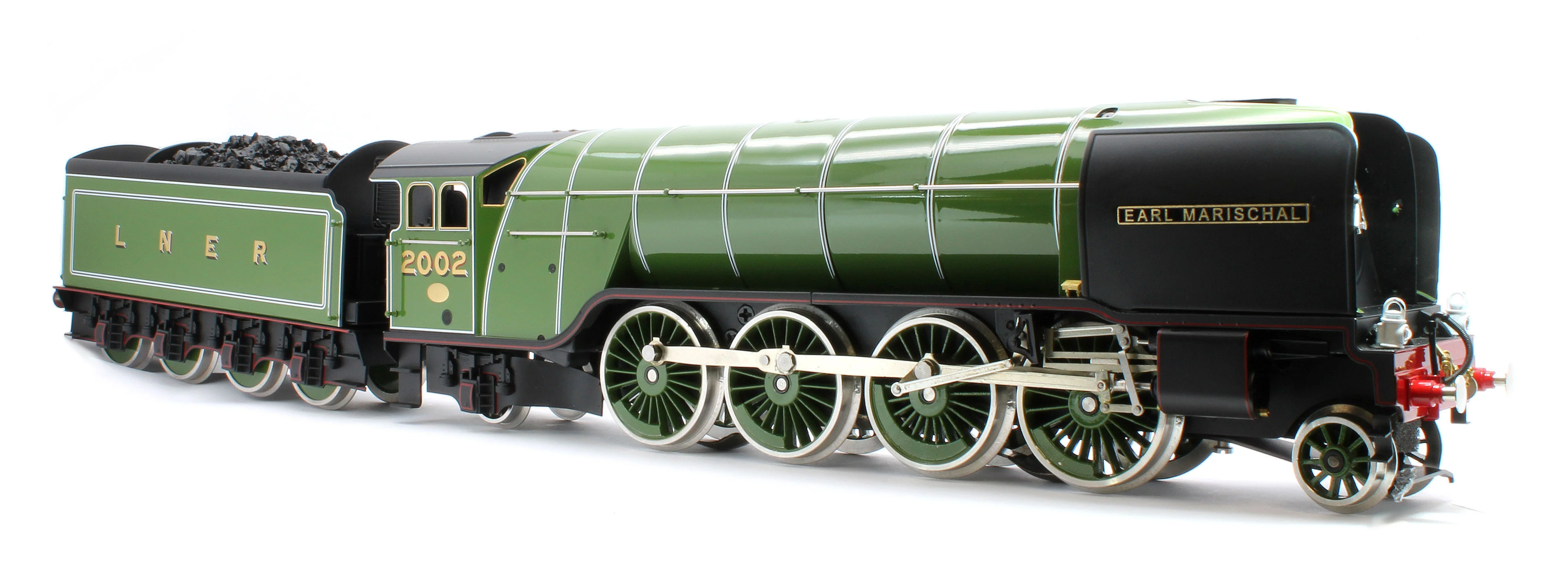 E/36-A1-EM P2 Class Non-Streamlined "Earl Marischal" 2-8-2 LNER Lined Apple Green No. 2002 Steam Locomotive - Image 4