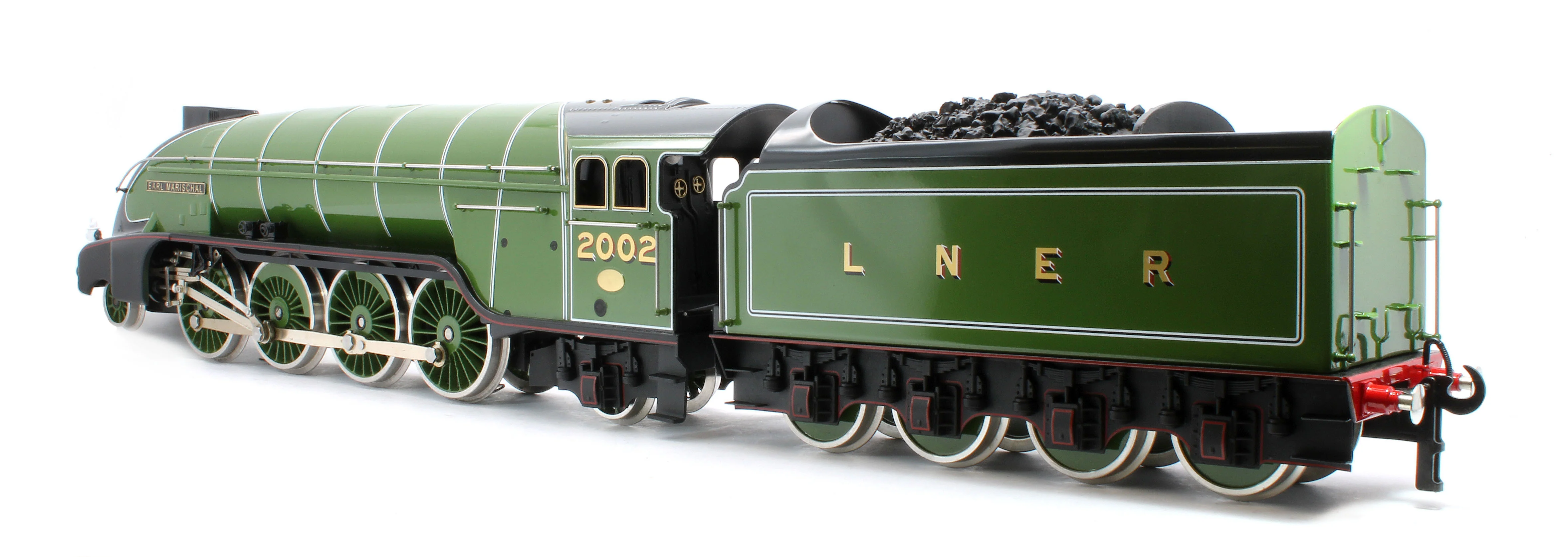 E/36-B1-EM P2 Class Streamlined "Earl Marischal" 2-8-2 LNER Lined Apple Green No. 2002 Steam Locomotive - Image 2