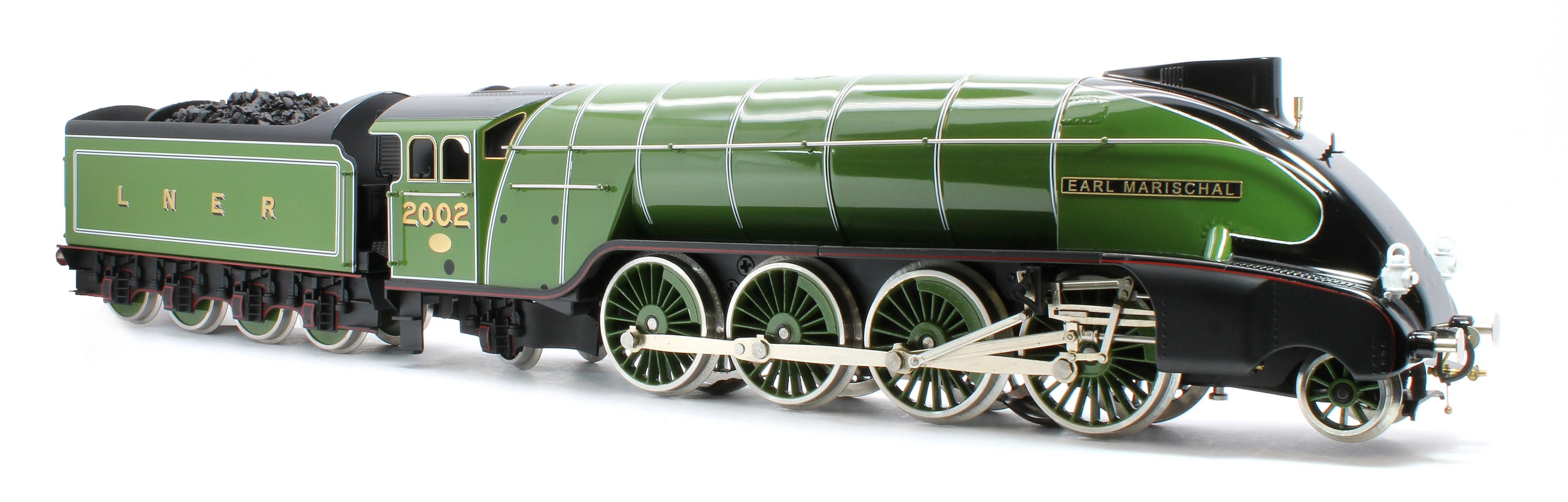 E/36-B1-EM P2 Class Streamlined "Earl Marischal" 2-8-2 LNER Lined Apple Green No. 2002 Steam Locomotive - Image 4