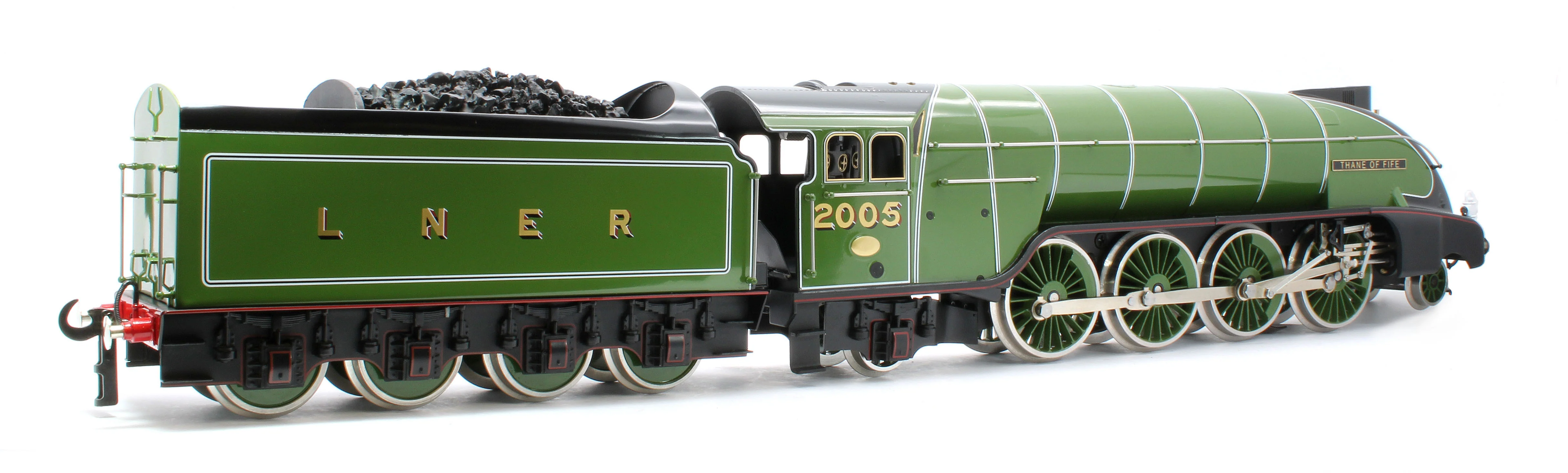 E/36-B1-TF P2 Class Streamlined "Thane of Fife" 2-8-2 LNER Lined Apple Green No. 2005 Steam Locomotive - Image 3