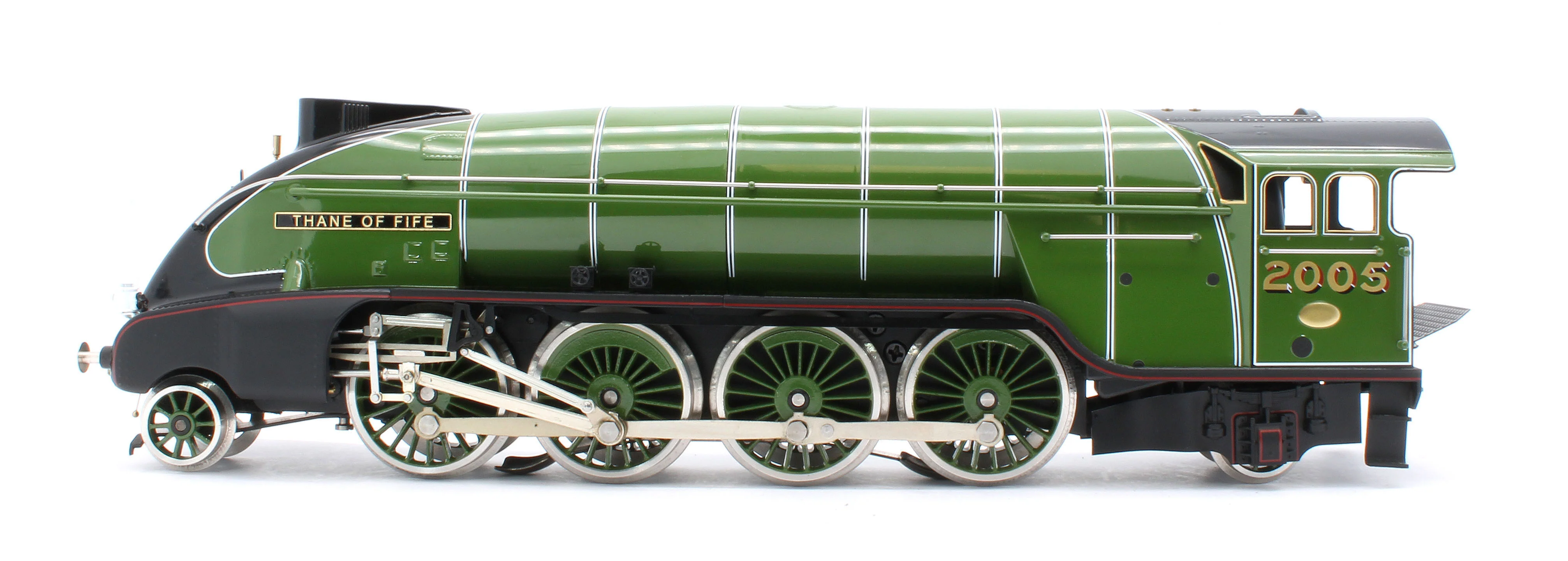 E/36-B1-TF P2 Class Streamlined "Thane of Fife" 2-8-2 LNER Lined Apple Green No. 2005 Steam Locomotive - Image 6