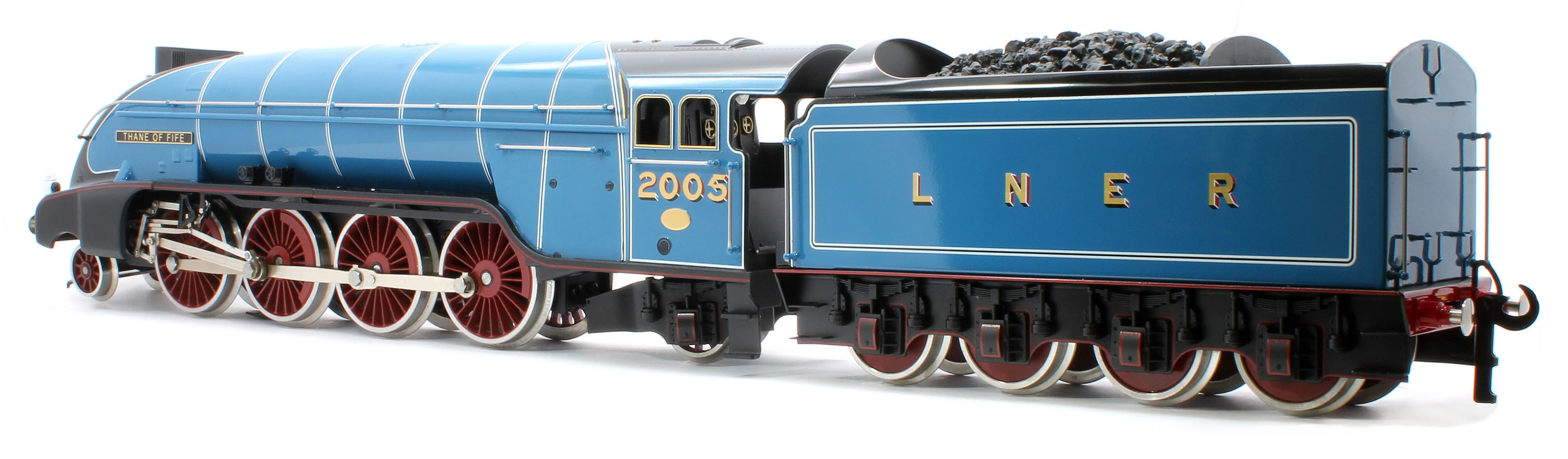 E/36-B2-TF P2 Class Streamlined "Thane of Fife" 2-8-2 LNER Garter Blue No. 2005 Steam Locomotive - Image 2