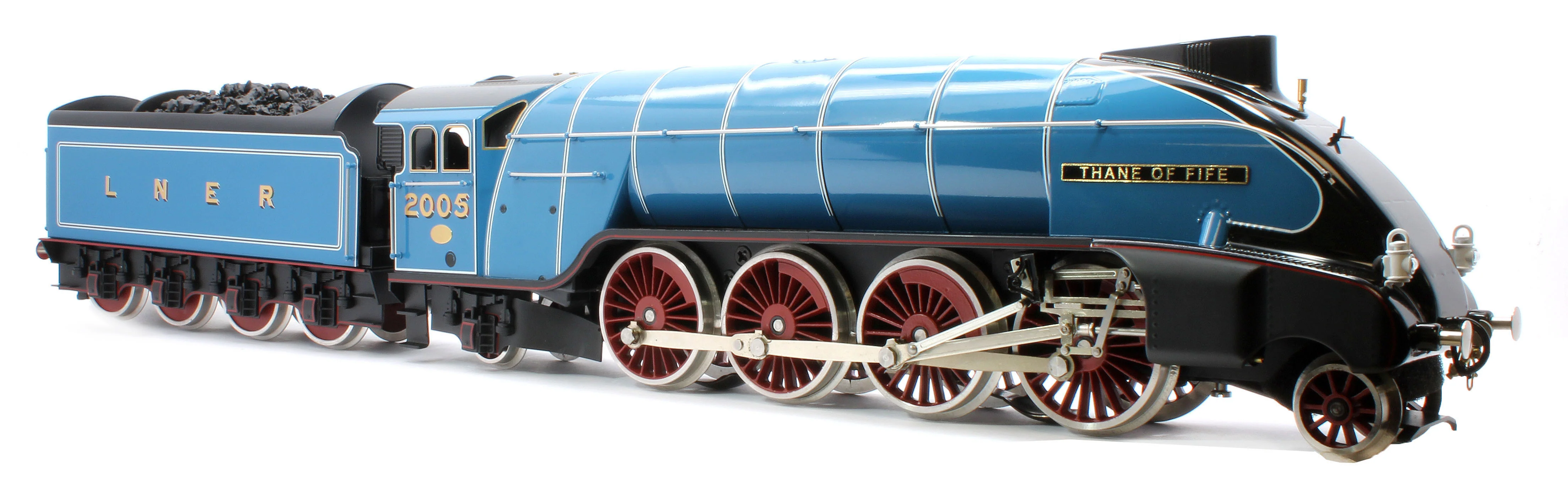 E/36-B2-TF P2 Class Streamlined "Thane of Fife" 2-8-2 LNER Garter Blue No. 2005 Steam Locomotive - Image 4