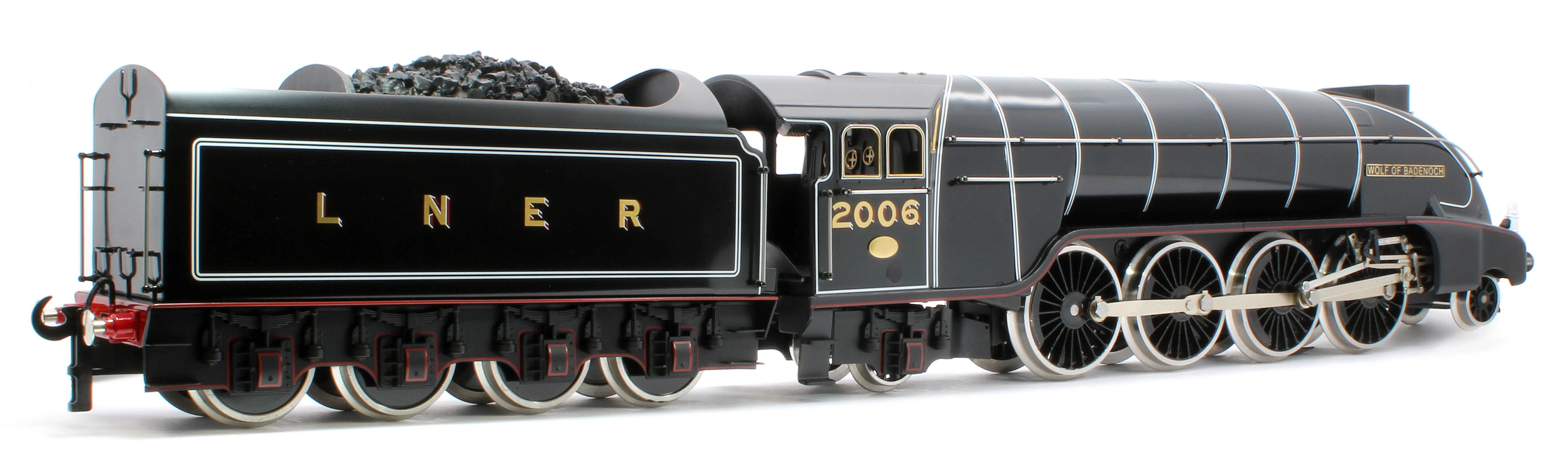 E/36-B4-WB P2 Class Streamlined "Wolf of Badenoch" 2-8-2 LNER Lined Gloss Black No. 2006 Steam Locomotive - Image 3