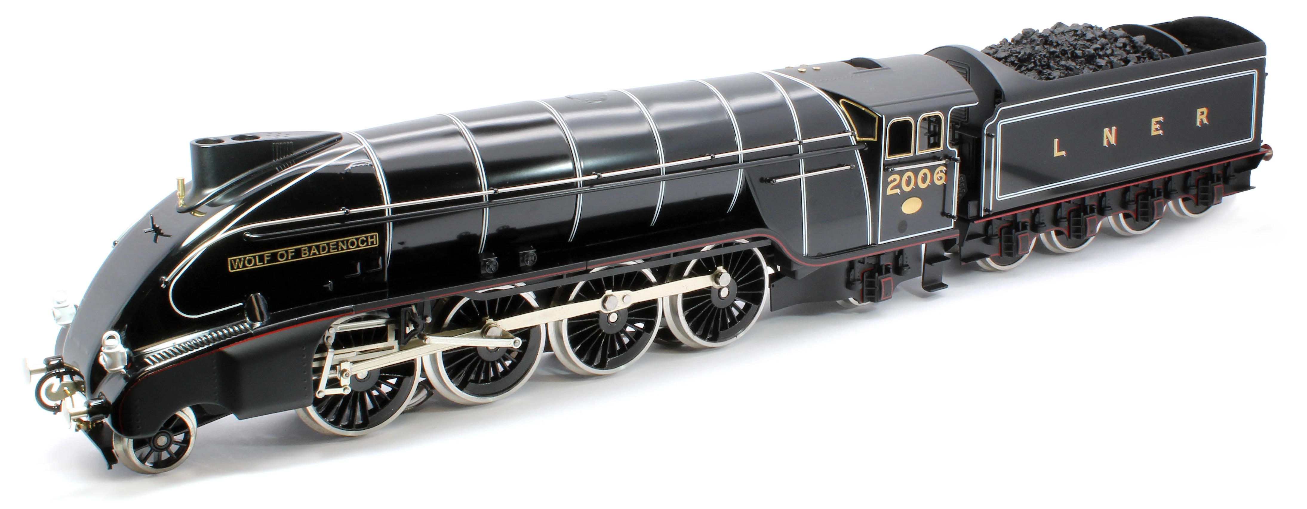 E/36-B4-WB P2 Class Streamlined "Wolf of Badenoch" 2-8-2 LNER Lined Gloss Black No. 2006 Steam Locomotive - Image 7