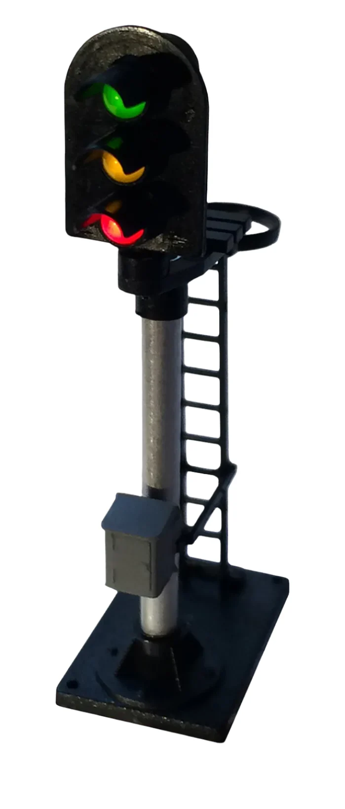 ES38 3 Aspect Home Platform Colour Light Signal Kit Round Head R/Y/G