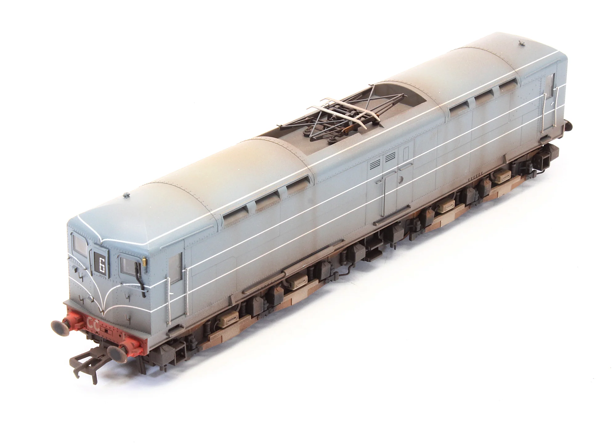 Pre-Owned E82001 SR Bulleid Booster CC1 SR Grey Electric Locomotive - Weathered - Image 5
