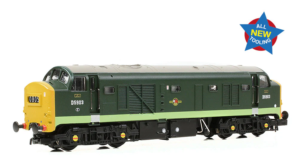 E84519 Class 23 'Baby Deltic' Headcode Box D5903 BR Green (Full Yellow Ends) Diesel Locomotive