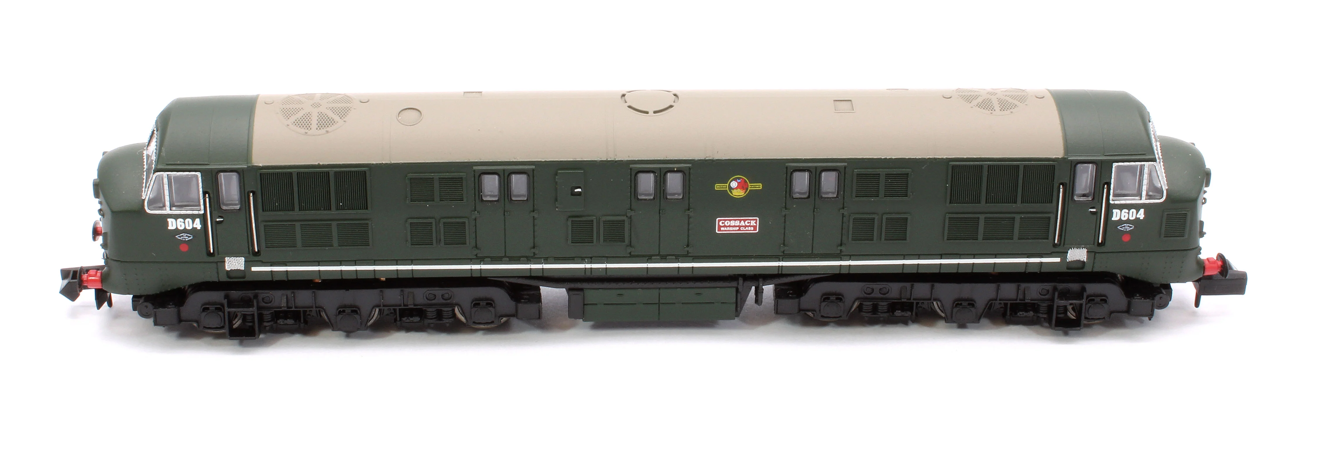 E84527 Class 41 'Warship' Disc Headcode D604 'Cossack' BR Green (Late Crest) Diesel Locomotive - Image 9