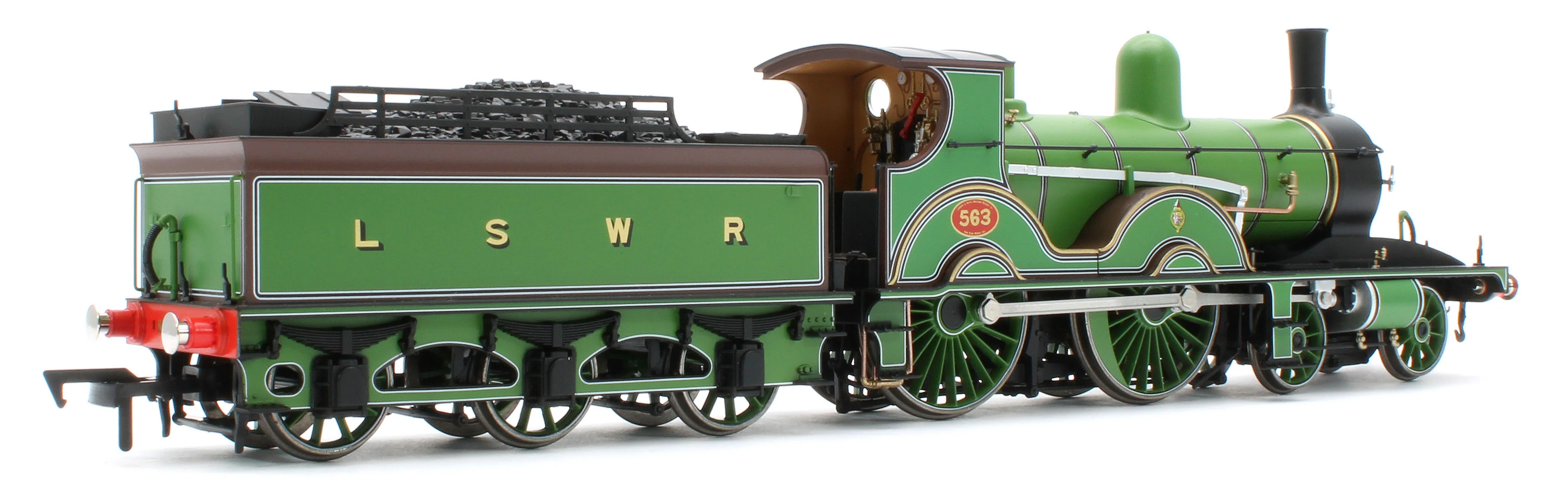 E85030 LSWR Adams T3 563 LSWR Drummond Green Steam Locomotive - Image 4