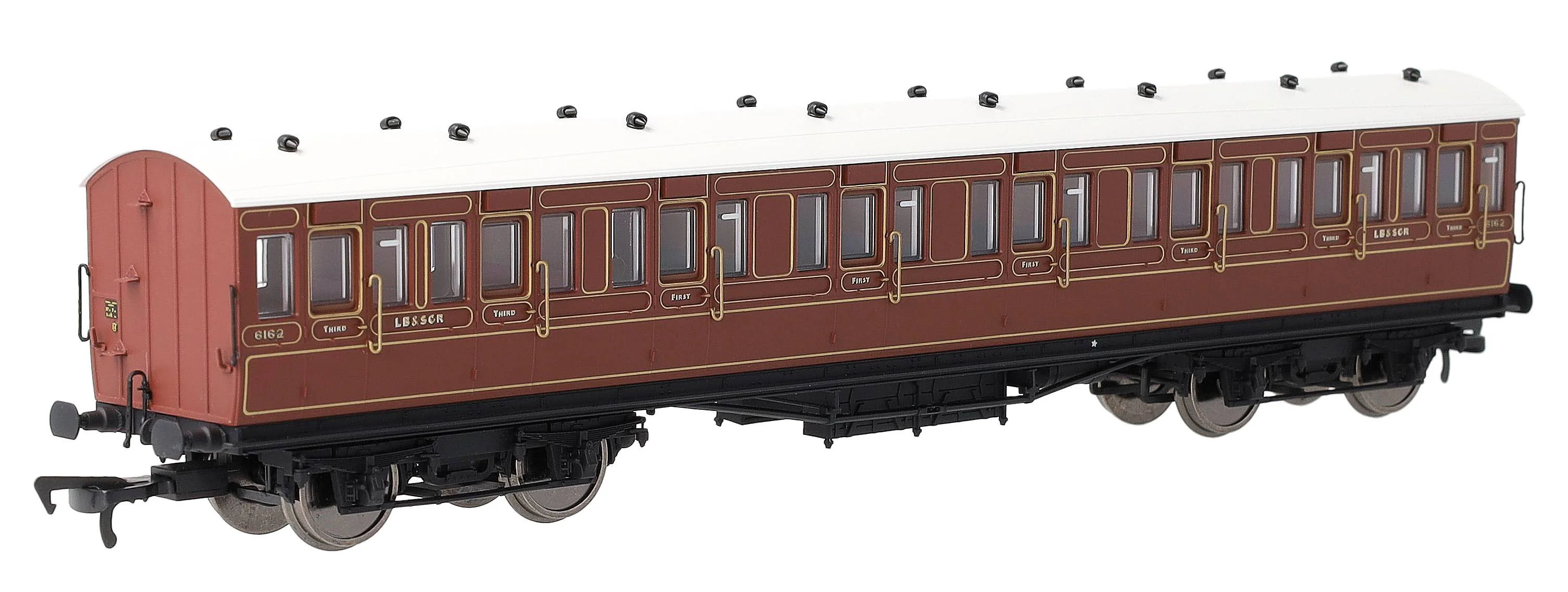 E86027 54ft non-Corridor Composite LBSCR Raw Umber No.6162