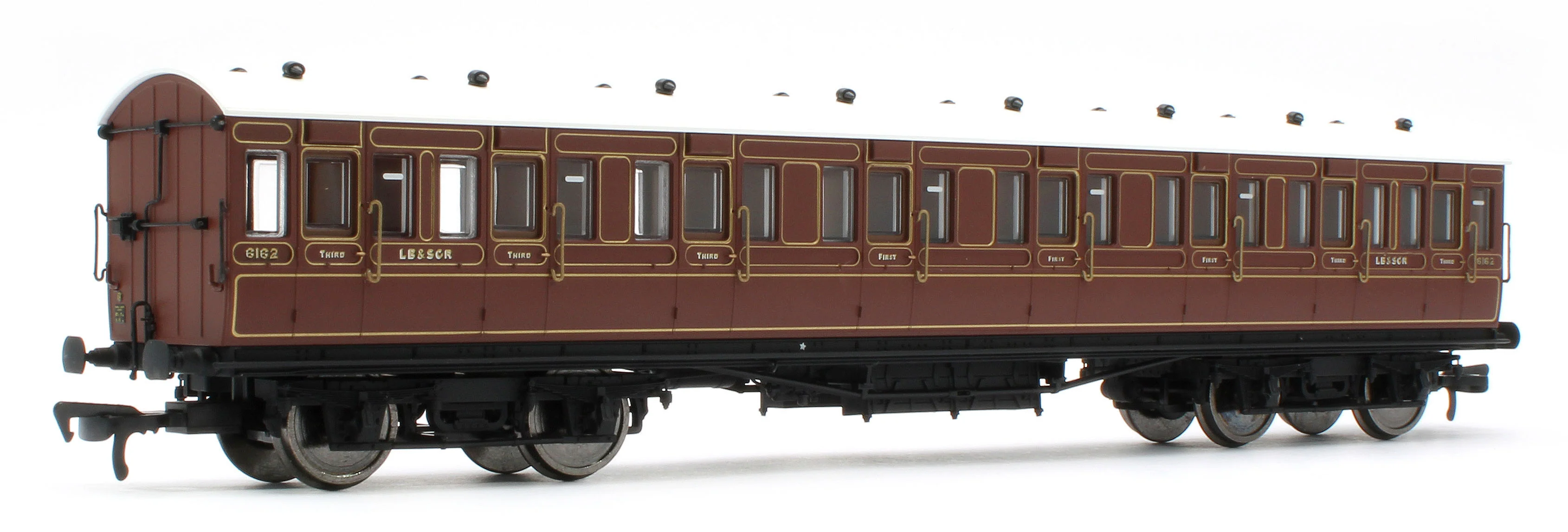 E86027 54ft non-Corridor Composite LBSCR Raw Umber No.6162 - Image 3