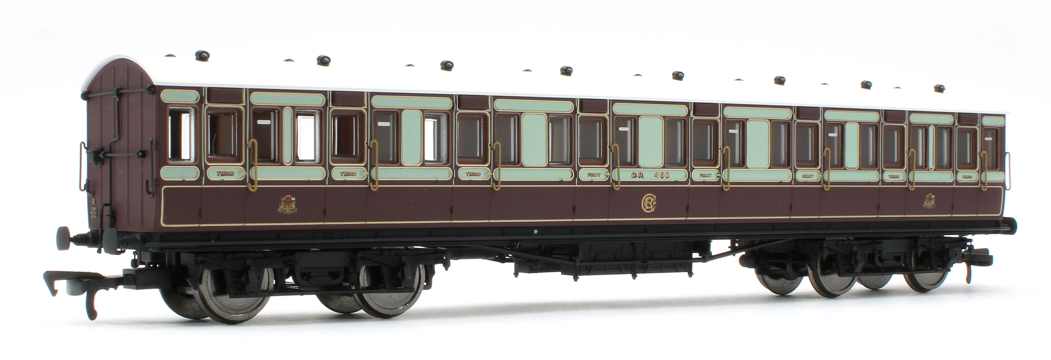 E86030 54ft non-Corridor Composite Caledonian Railway Plum & Off-White No.460 - Image 3
