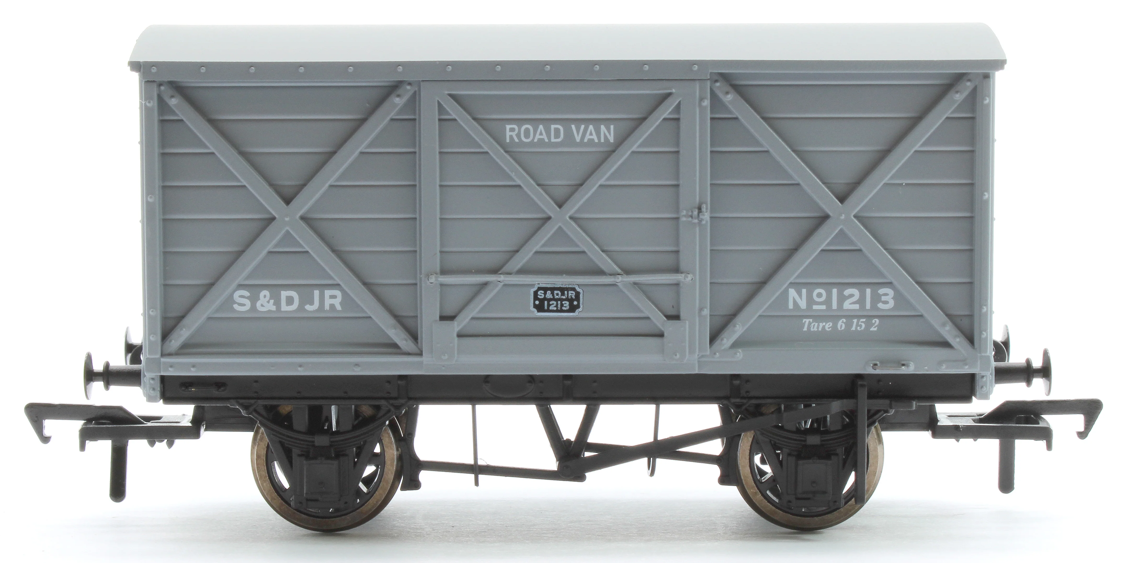 E87052 S&DJR 10 Ton Covered Van S&DJR Grey 1213 - Image 2