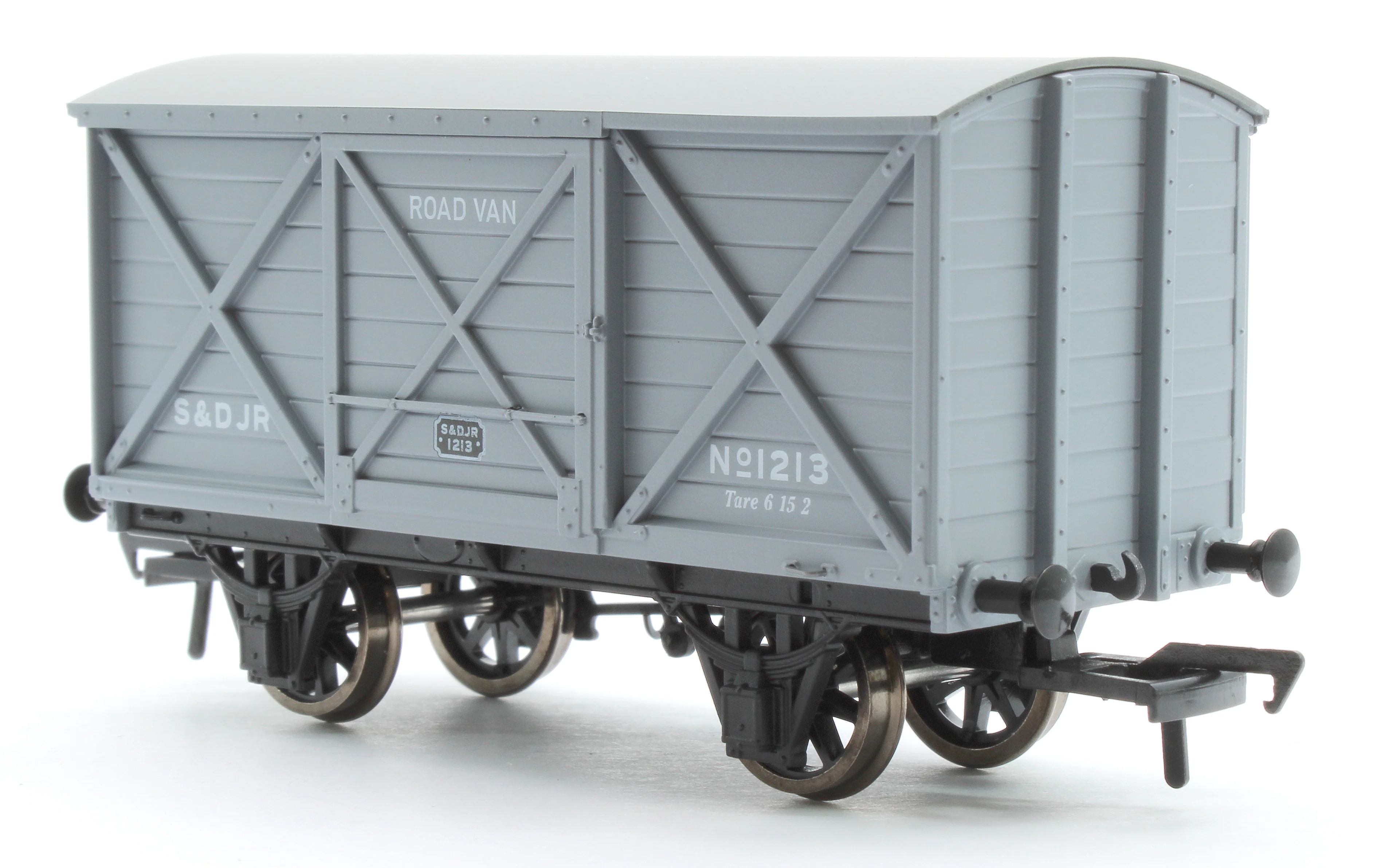 E87052 S&DJR 10 Ton Covered Van S&DJR Grey 1213 - Image 3