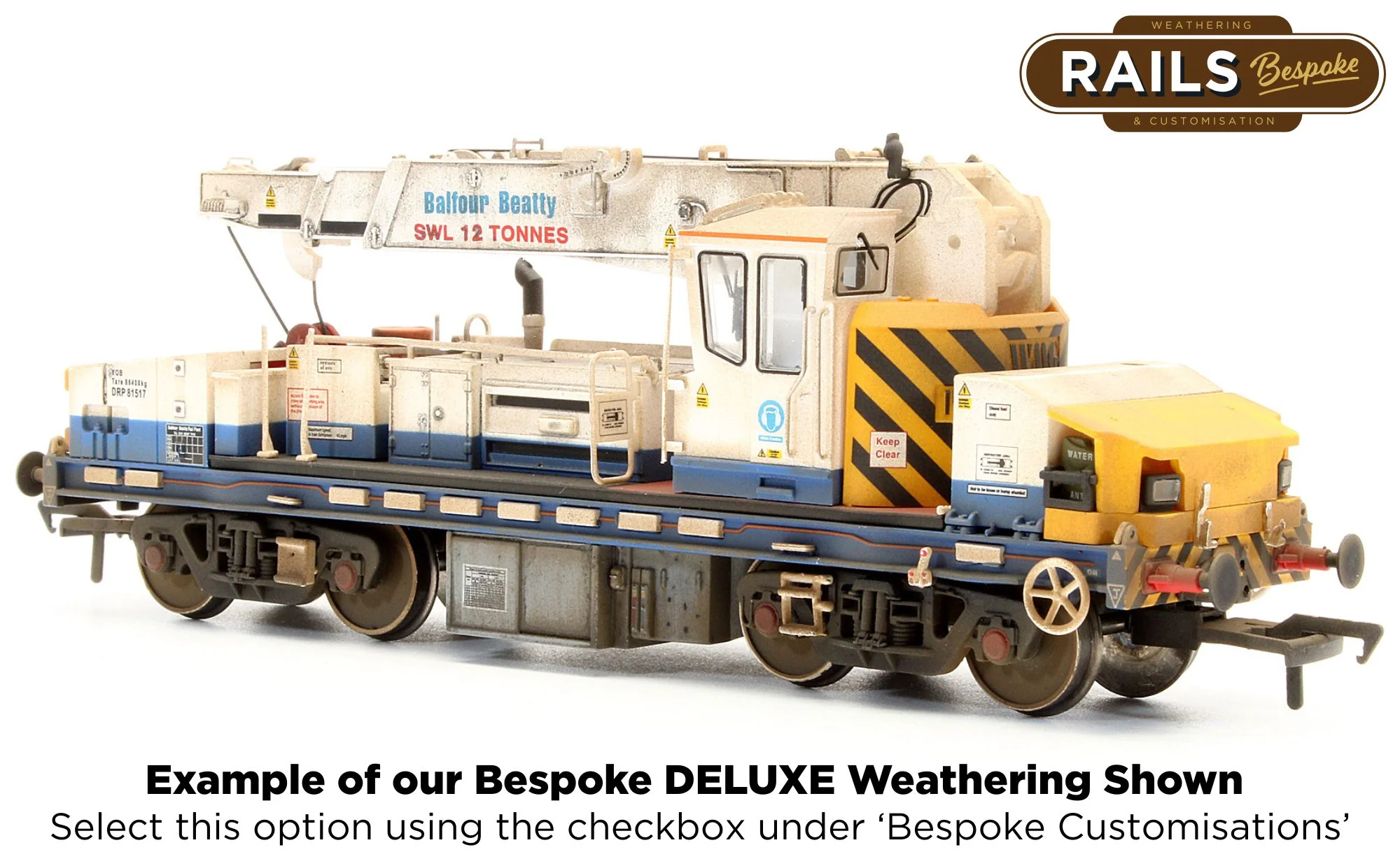 E87109 Plasser 12T YOB Diesel-Hydraulic Crane DRP81517 Balfour Beatty - Image 6
