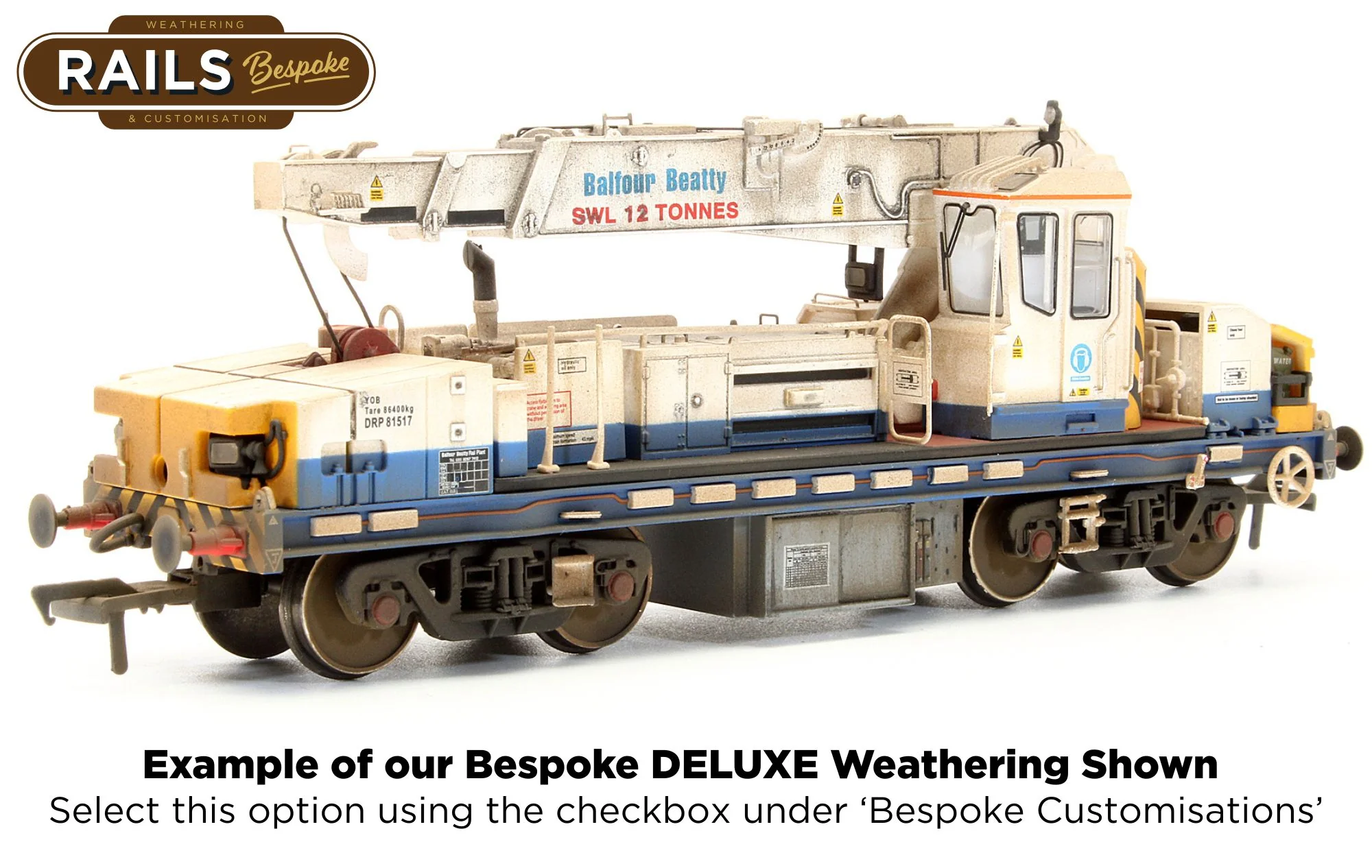 E87109 Plasser 12T YOB Diesel-Hydraulic Crane DRP81517 Balfour Beatty - Image 7