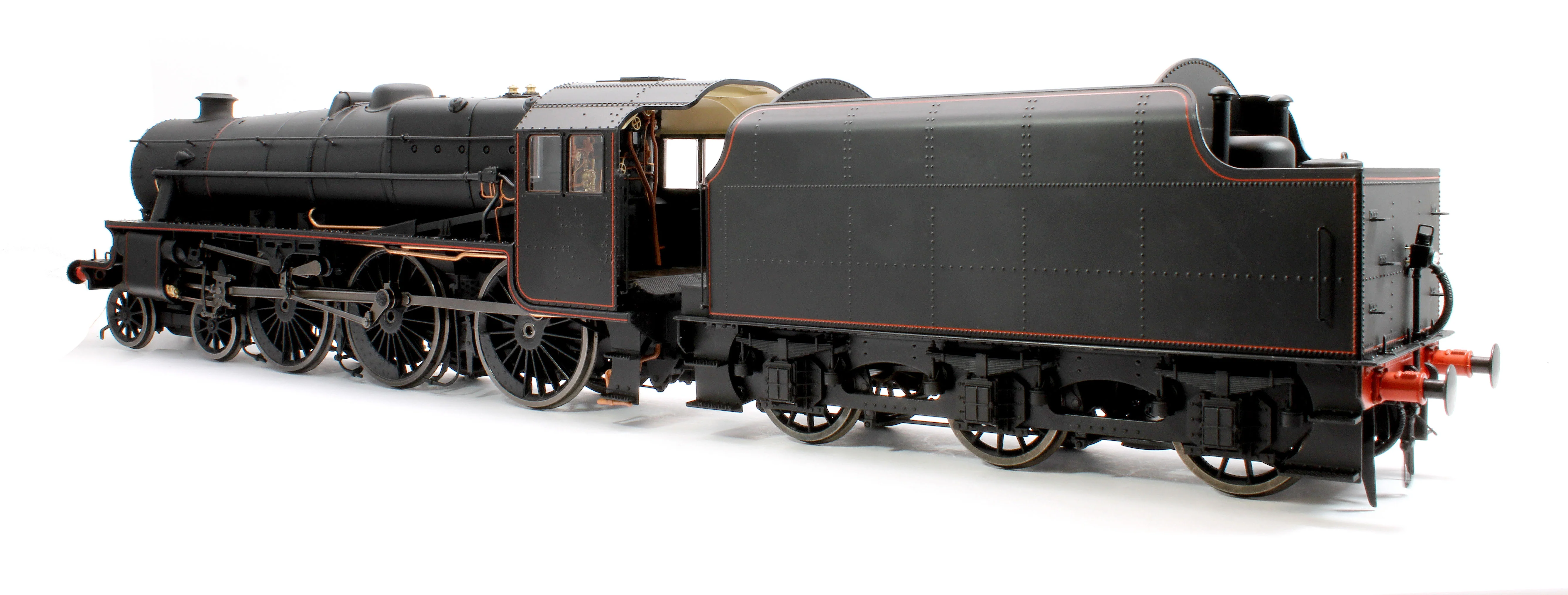 E1002U Stanier Class 5 4-6-0 "Black 5" LMS Lined, 'Un-numbered' Riveted Tender - Steam Locomotive - Image 3