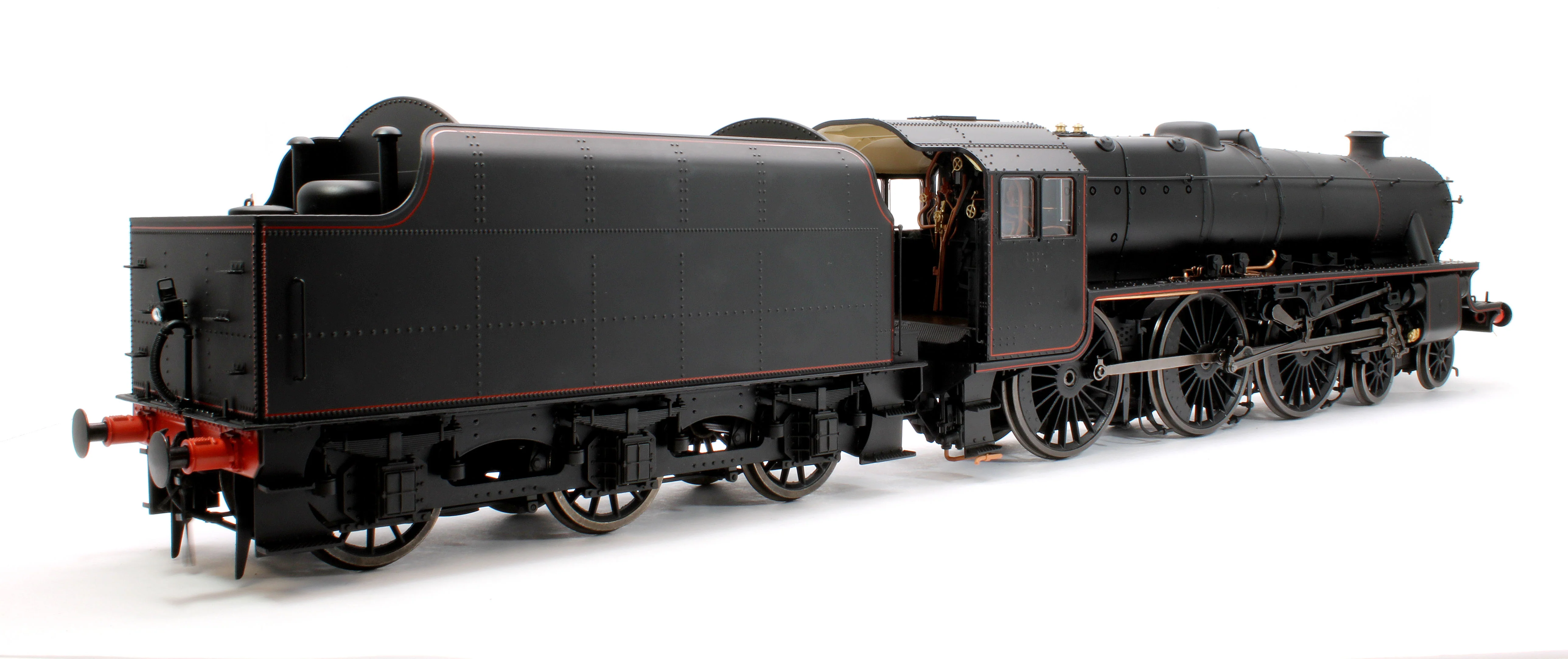 E1002U Stanier Class 5 4-6-0 "Black 5" LMS Lined, 'Un-numbered' Riveted Tender - Steam Locomotive - Image 4