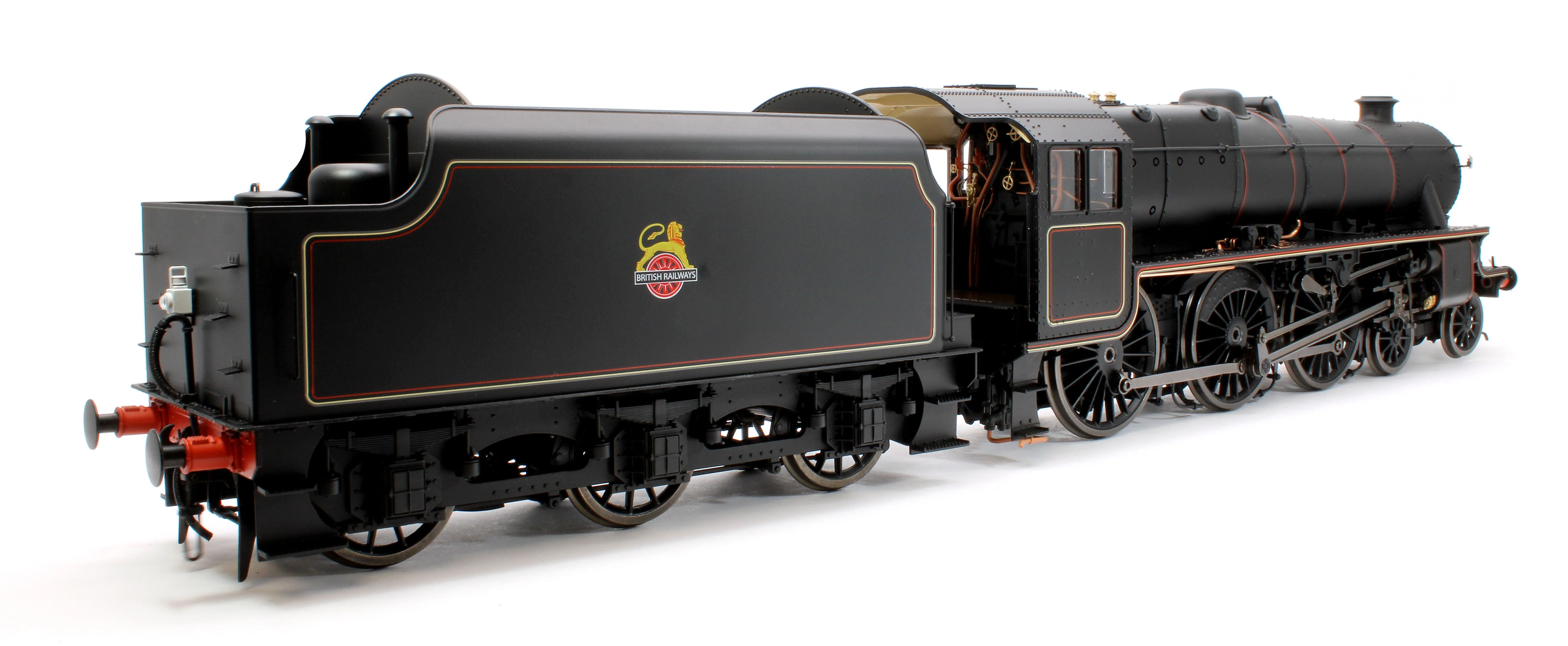 E1003US Stanier Class 5 4-6-0 "Black 5" Early BR Lined Unnumbered Welded Tender Steam Locomotive - DCC Sound - Image 4